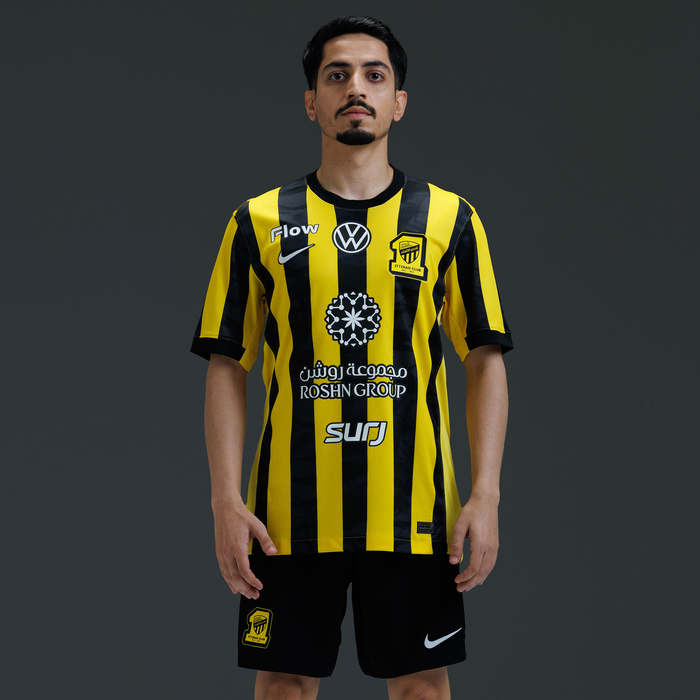 Al-Ittihad F.C. 2025/26 Stadium Home Jersey image number 0 Al-Ittihad F.C. 2025/26 Stadium Home Jersey image number 0