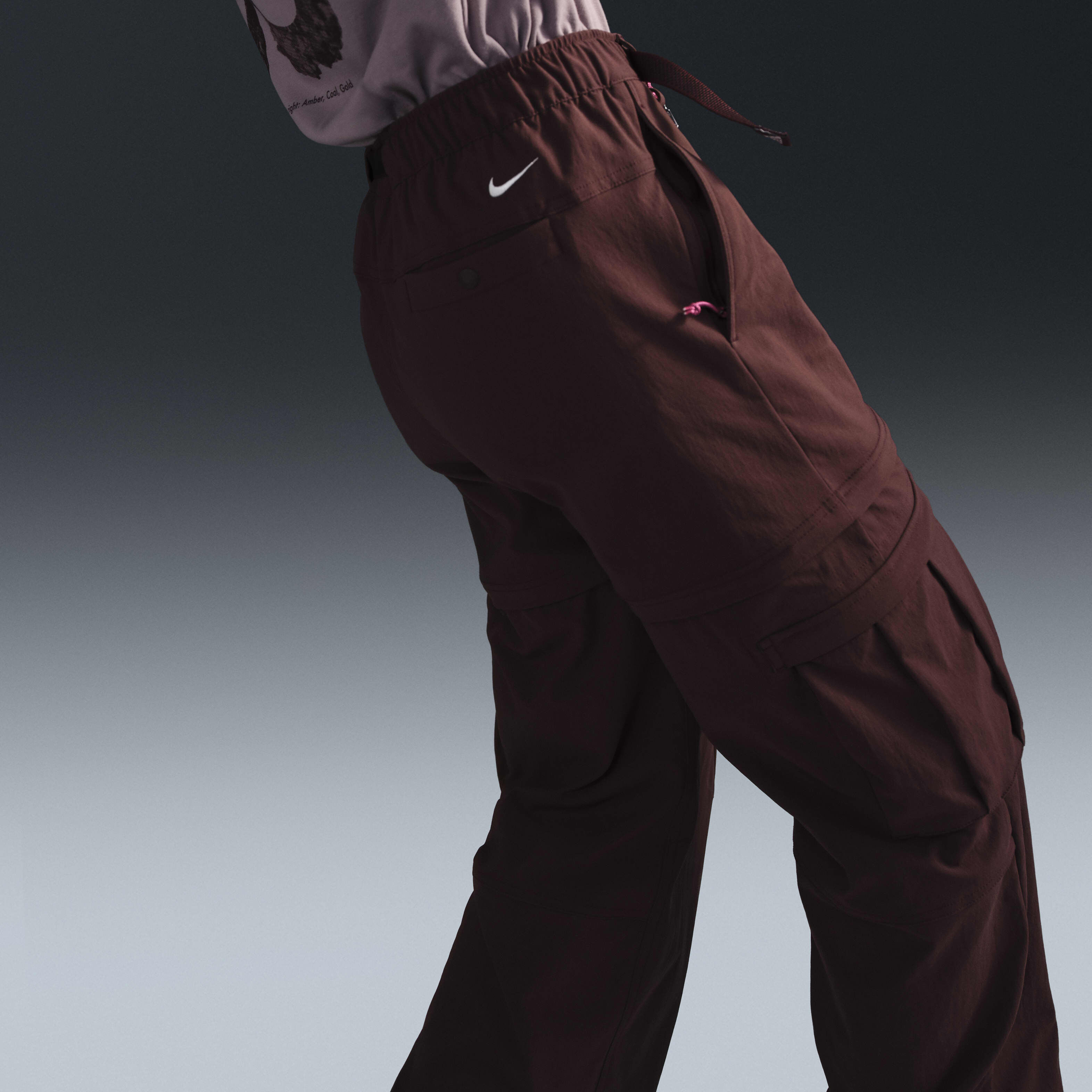 Buy Nike ACG 'Smith Summit' Women's Zip-Off Trousers - Burgundy