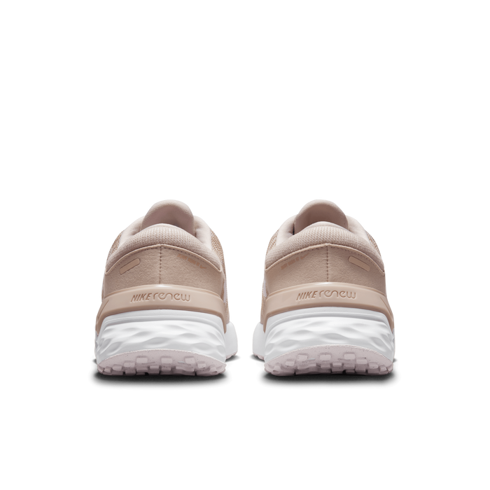 Nike running renew run trainers in rose gold 2025