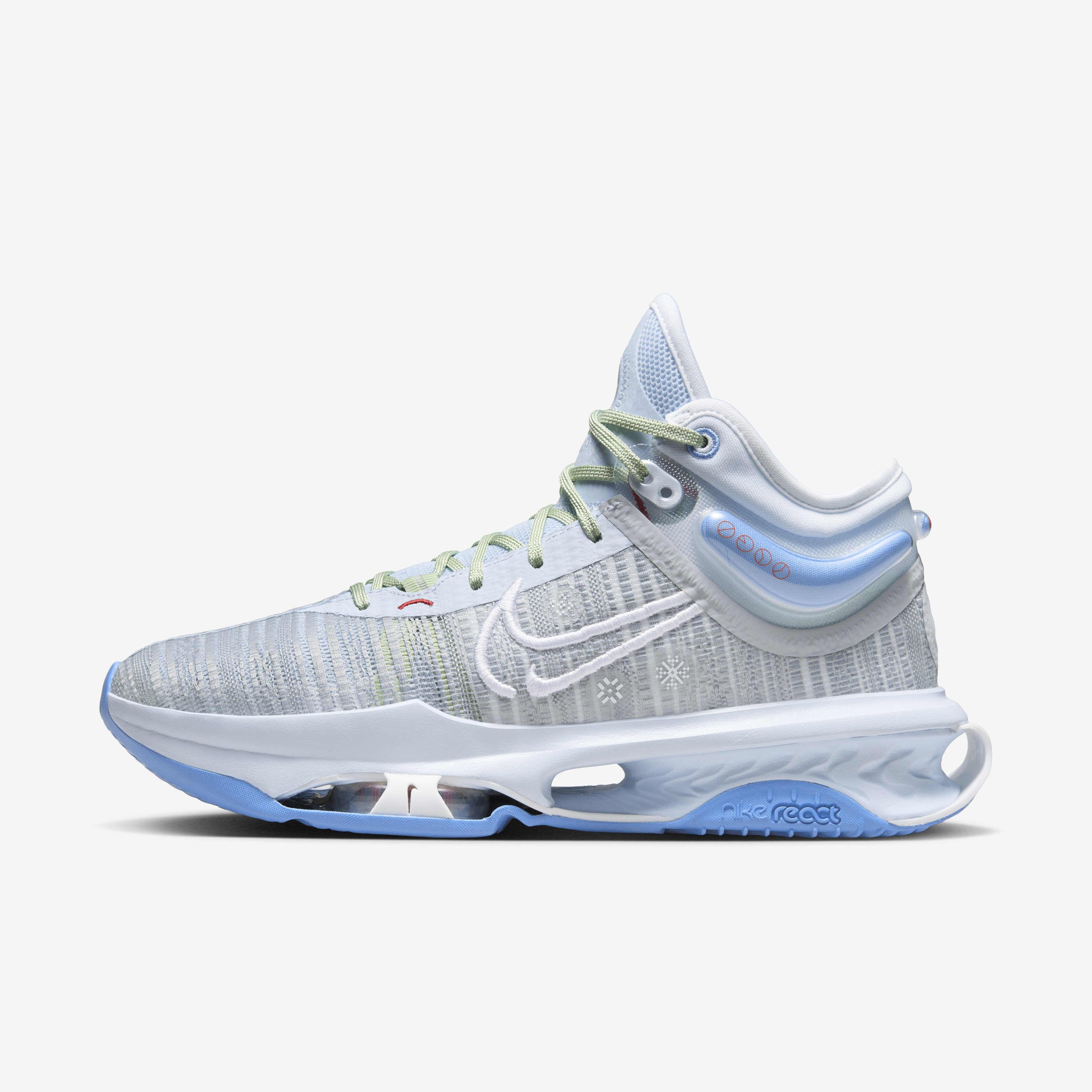 NIKE GT ハッスル 2 MEN'S light blue/gum NIKE AIR ZOOM G.T. HUSTLE 2 ナイキ エア ズーム GT ハッスル 2