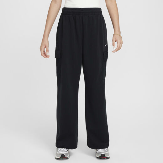 Trousers & Tights-Nike, Nike Sportswear, Girls' Dri-FIT Oversized Fleece Trousers