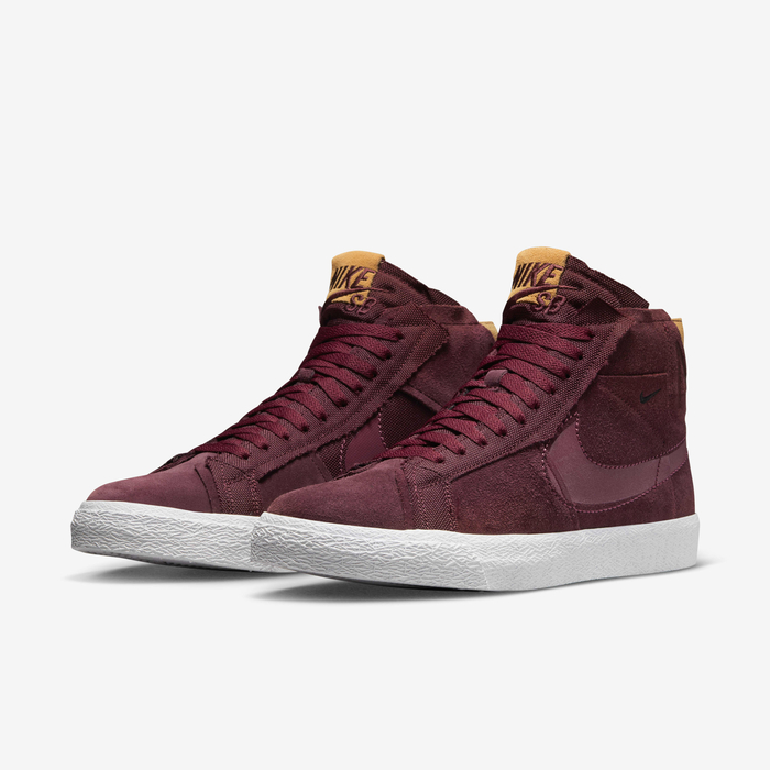 Buy Nike SB Zoom Blazer Mid Premium Skate Shoes Night Maroon