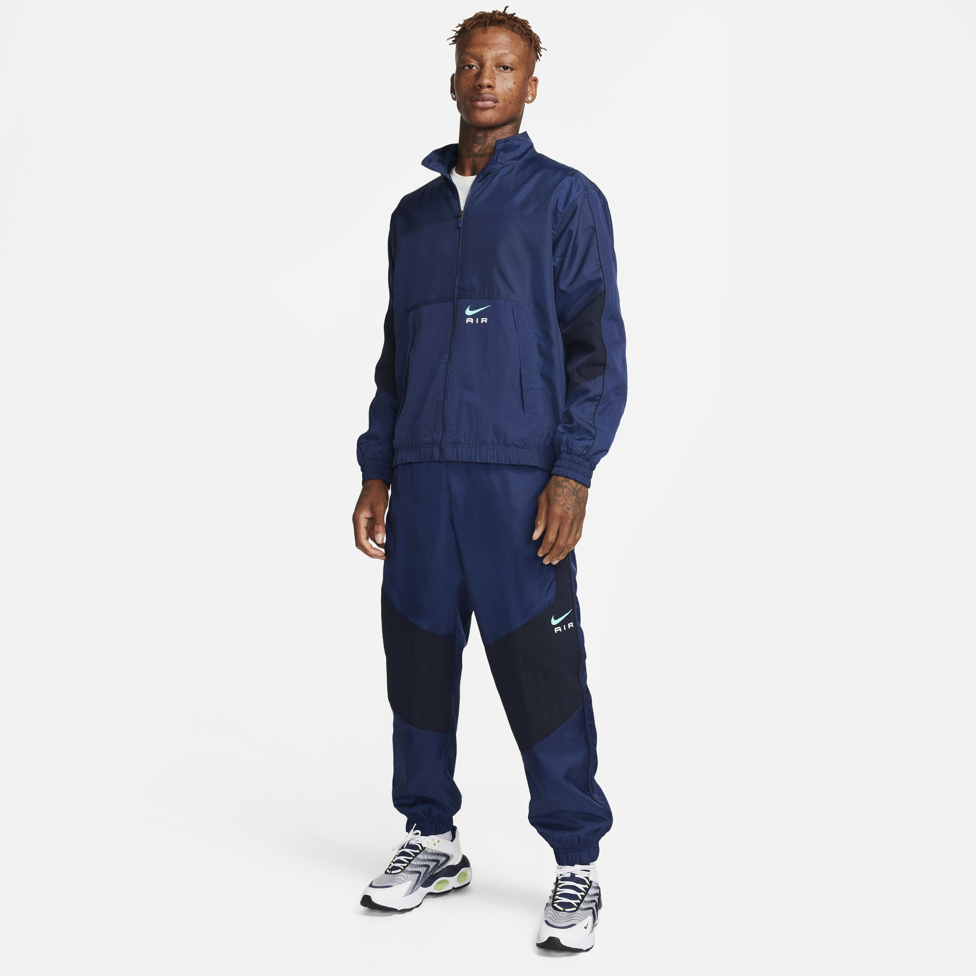 Buy Nike Air Men's Woven Tracksuit Jacket - Midnight Navy/Dark