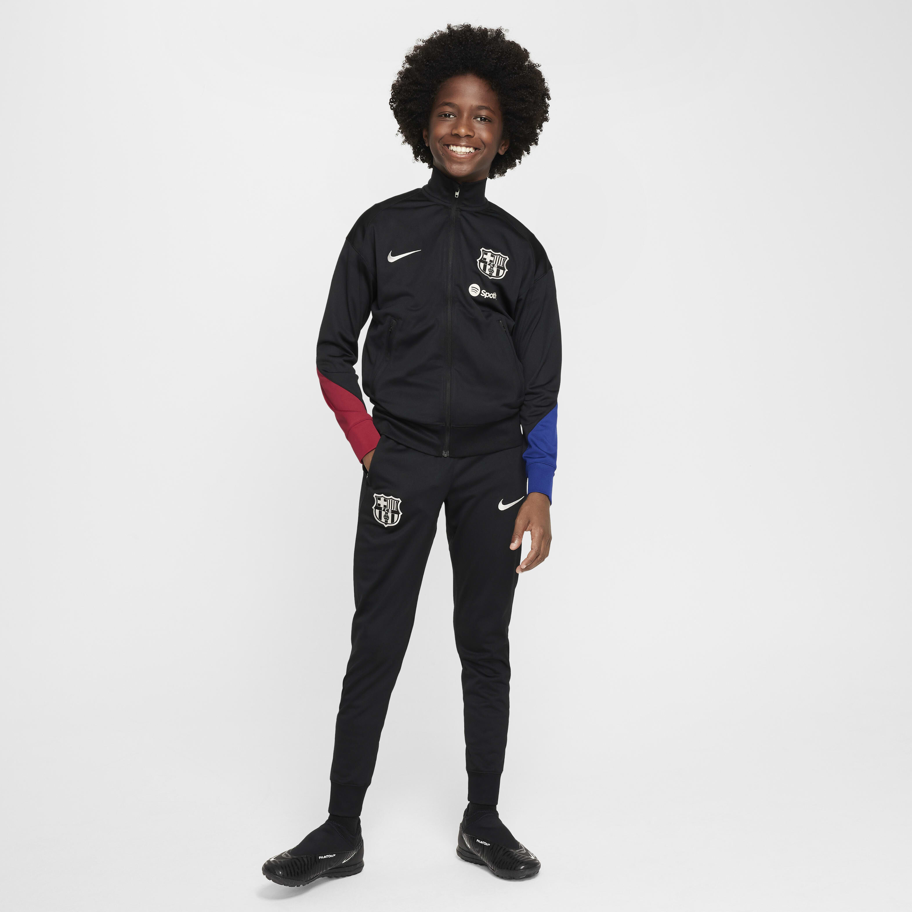 00s Nike FC Barcelona ベンチコート M ネイビー 2002-03 Barcelona Nike Padded Bench Coat - 7/10 - (M)