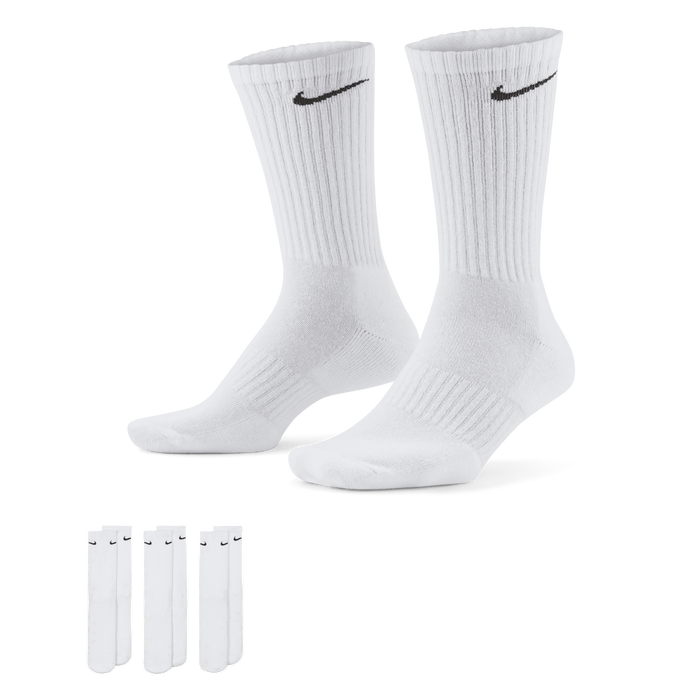 Shop Everyday Cushioned Training Crew Socks 3 Pairs Nike KSA
