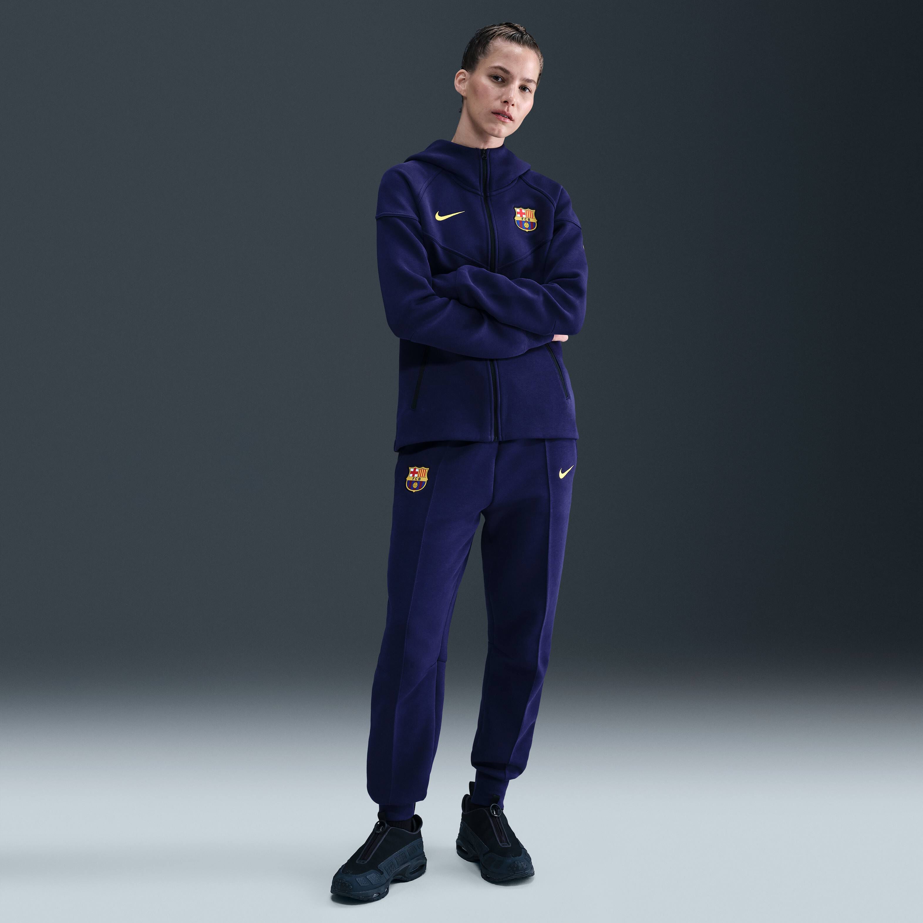 Buy F.C. Barcelona Tech Women's Nike Football Fleece Mid-Rise