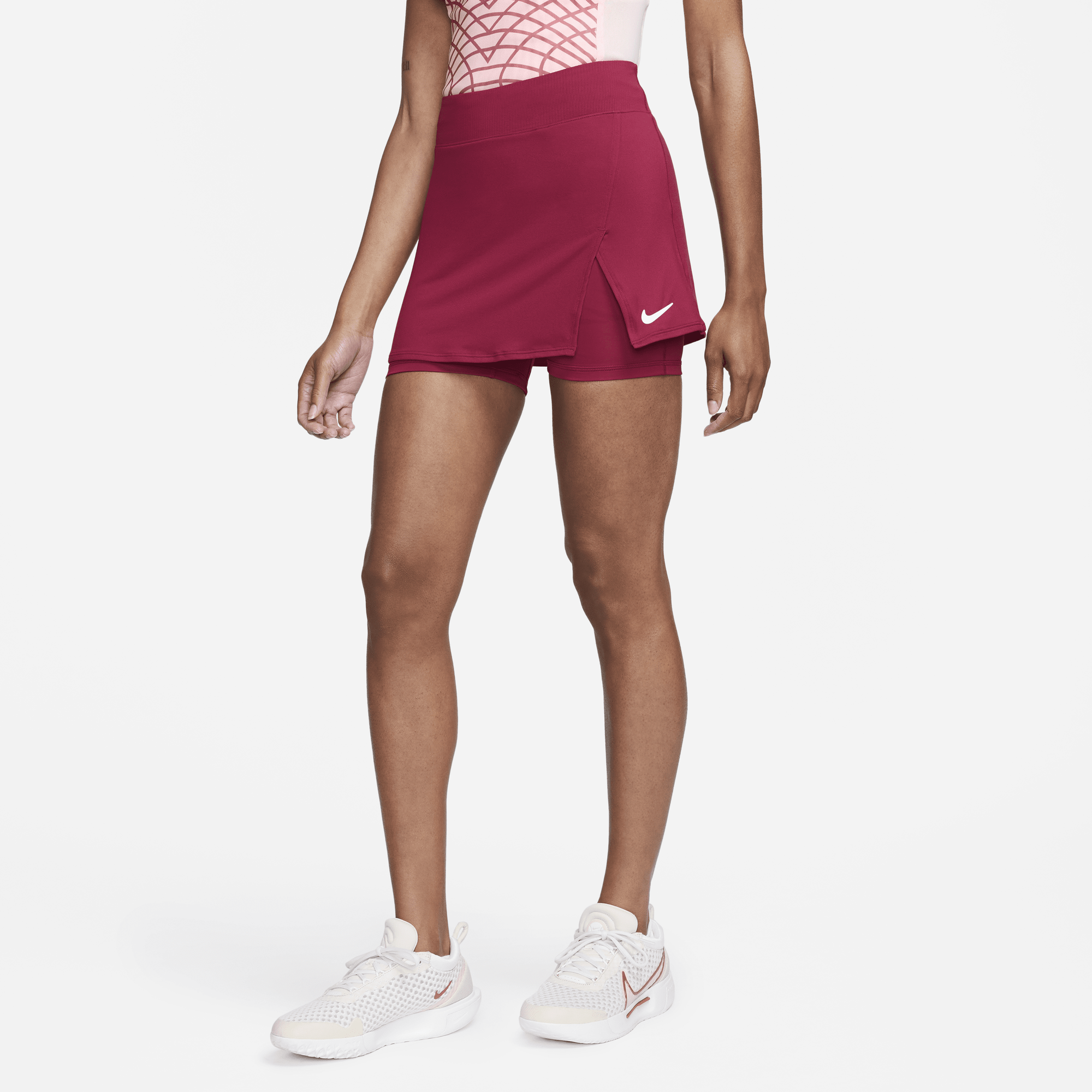 Nike tennis skirt discount red