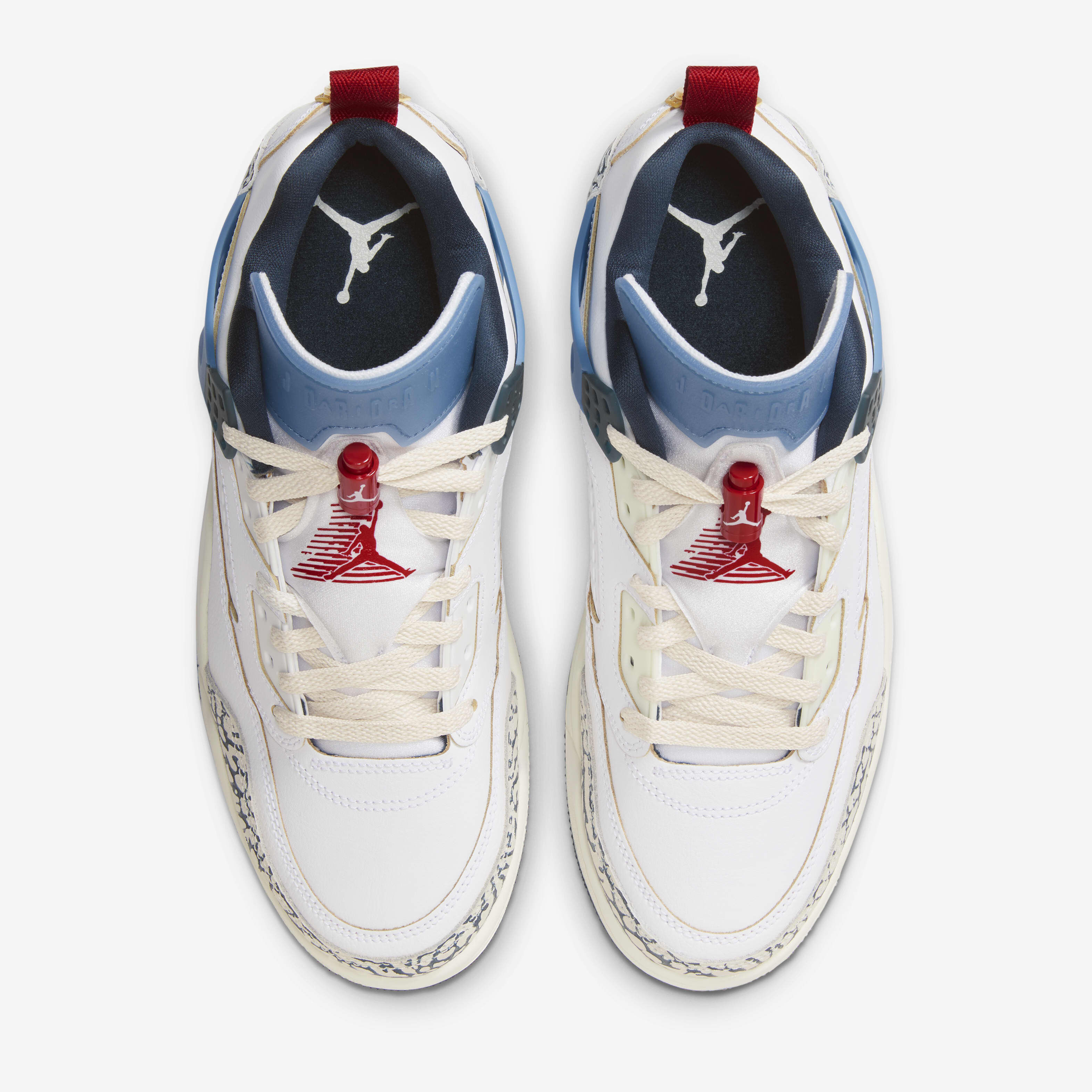 Buy Jordan Spizike Low Men s Shoes White Armoury Navy Aegean Storm Gym Red Nike Saudi Official