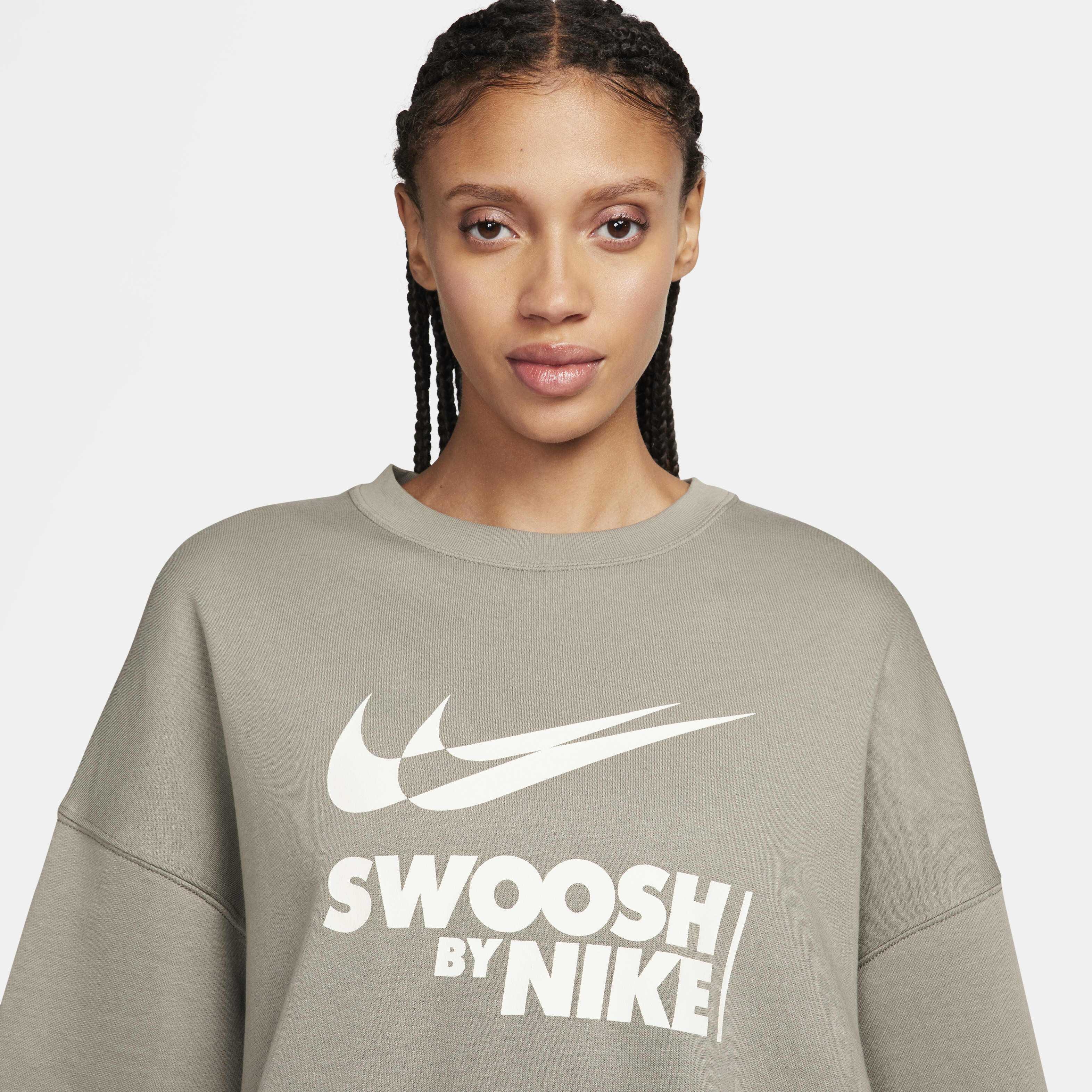 Buy Nike Sportswear Women's Oversized Fleece Crew-Neck Sweatshirt