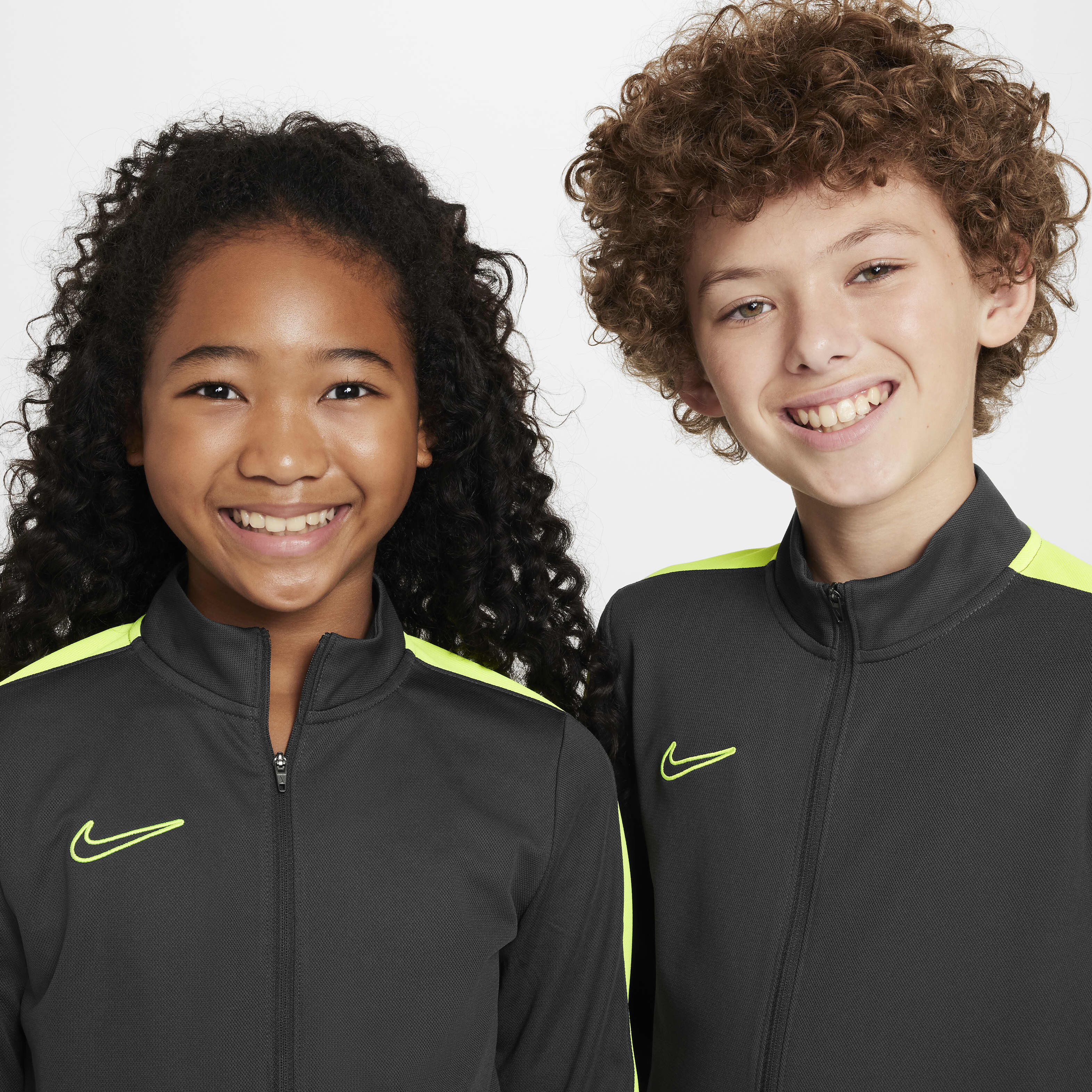 Buy Nike Dri FIT Academy Kids Football Tracksuit Anthracite Volt Volt Nike Saudi Official