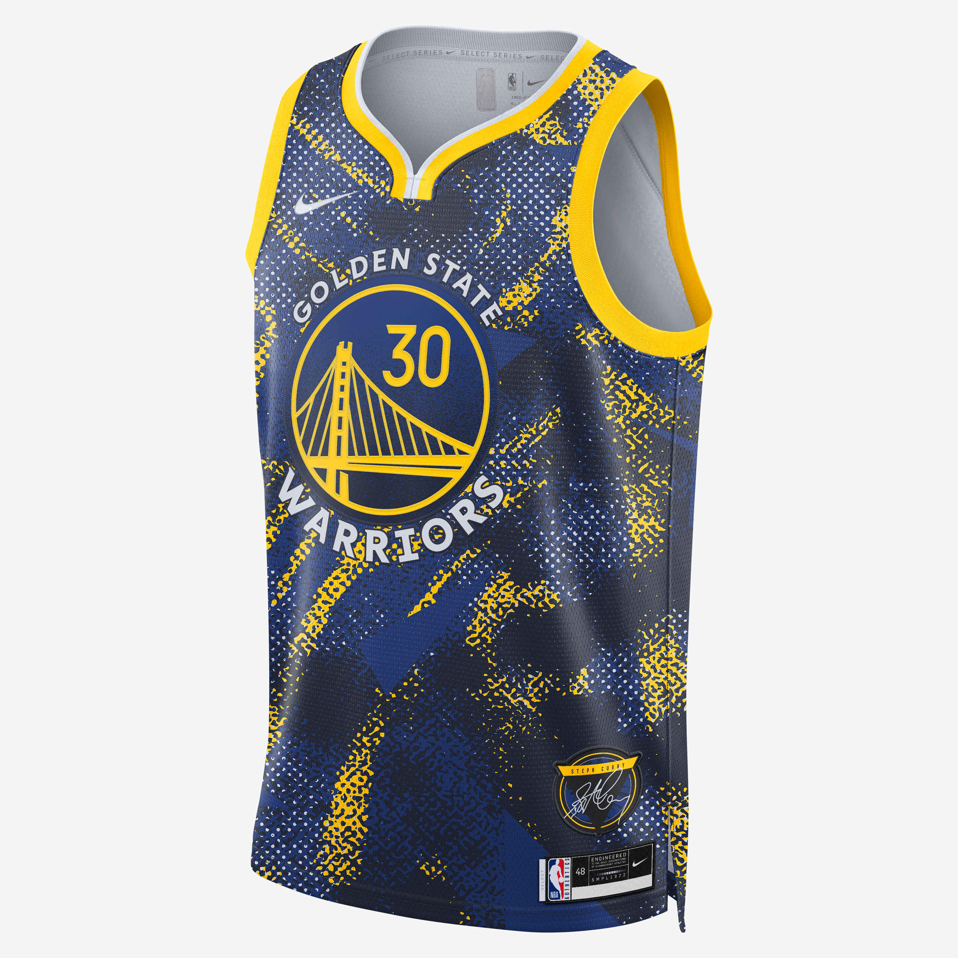 バスケットボール NIKE - stephen curry 2021-22 worriors jersey Unisex Nike Stephen Curry Black Golden State Warriors