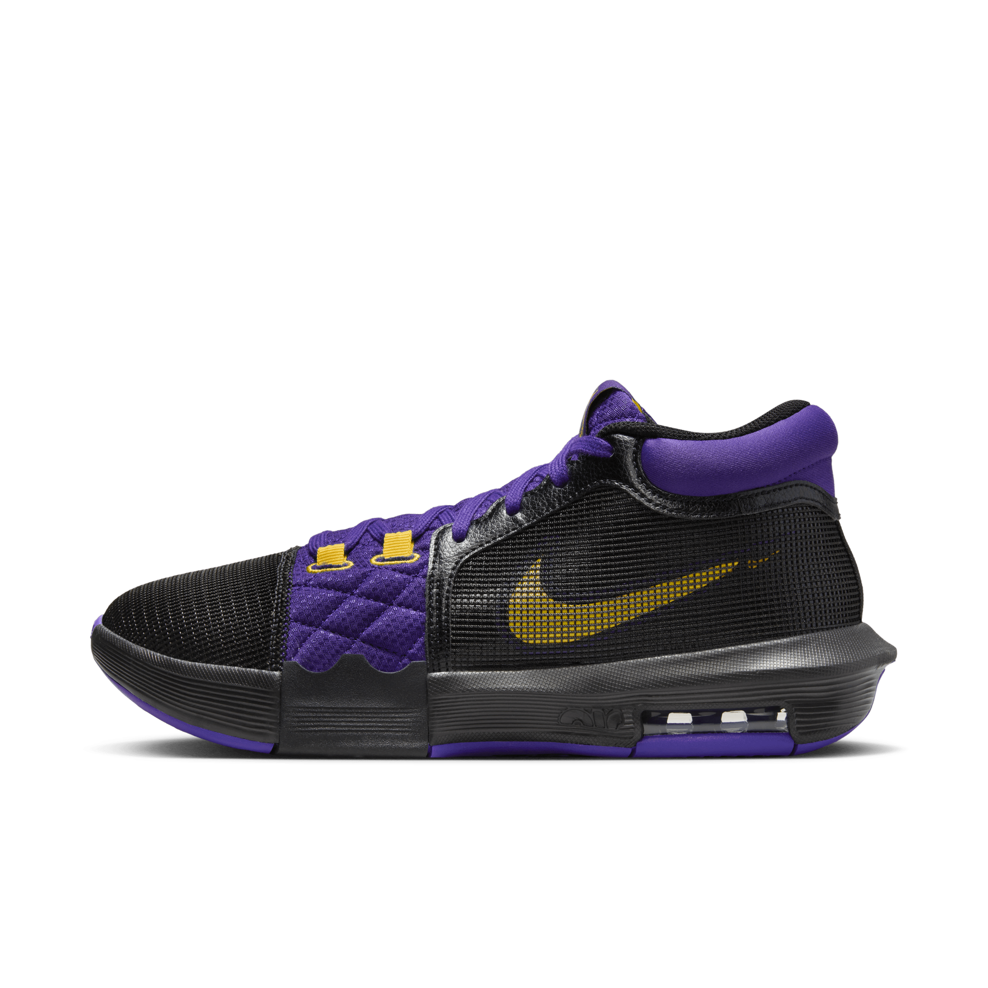 Purple and gold nike basketball shoes outlet