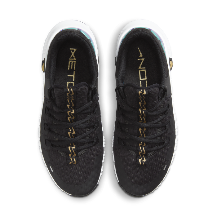 Nike metcon 5 black and gold hotsell