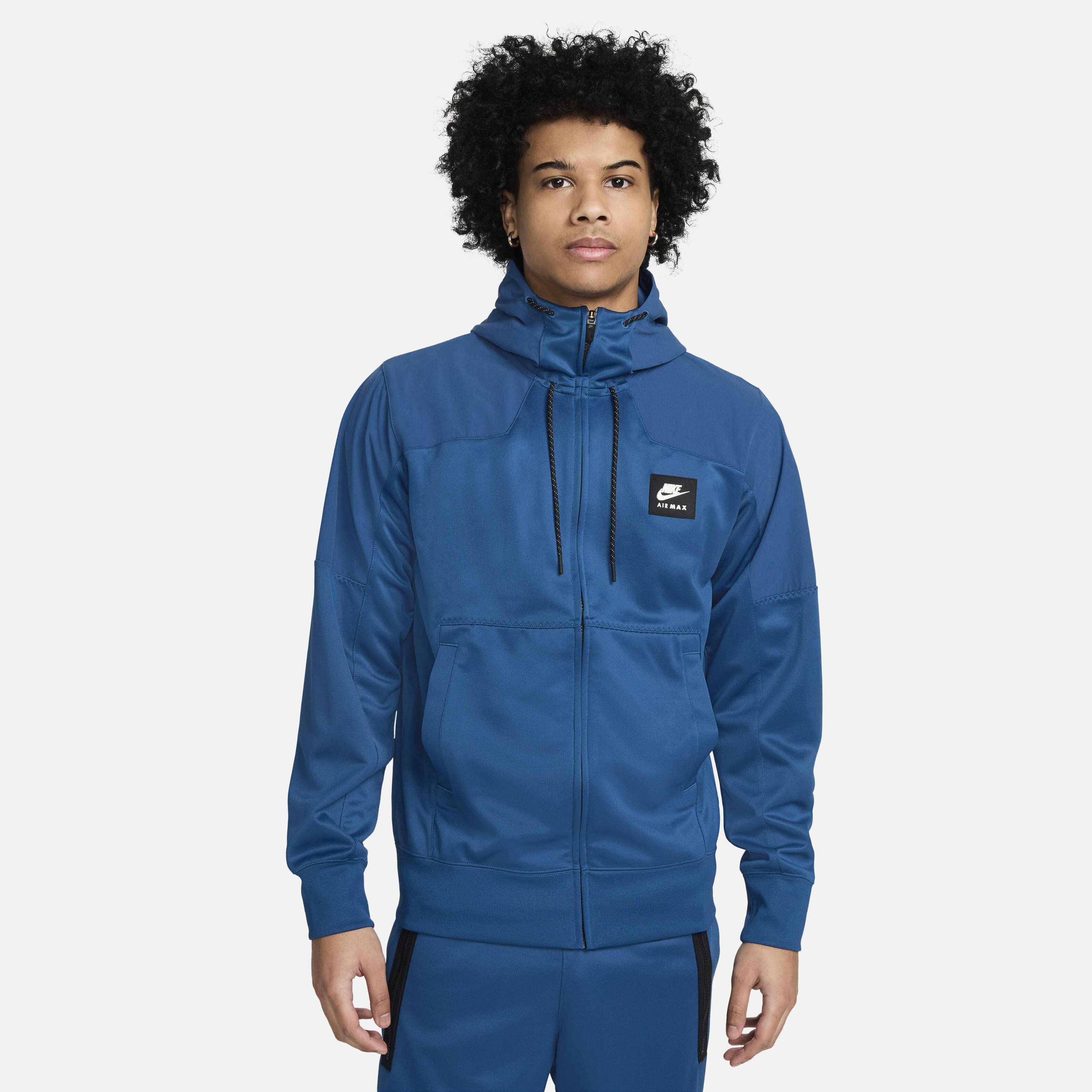 Nike air max hoodie blue sale