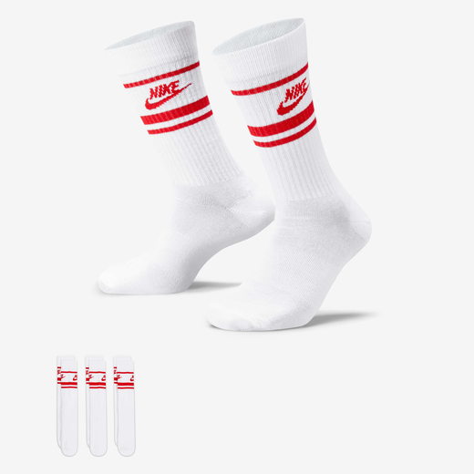 Accessories & Equipment-Nike, Nike Sportswear Dri-FIT Everyday Essential, Crew Socks (3 Pairs)