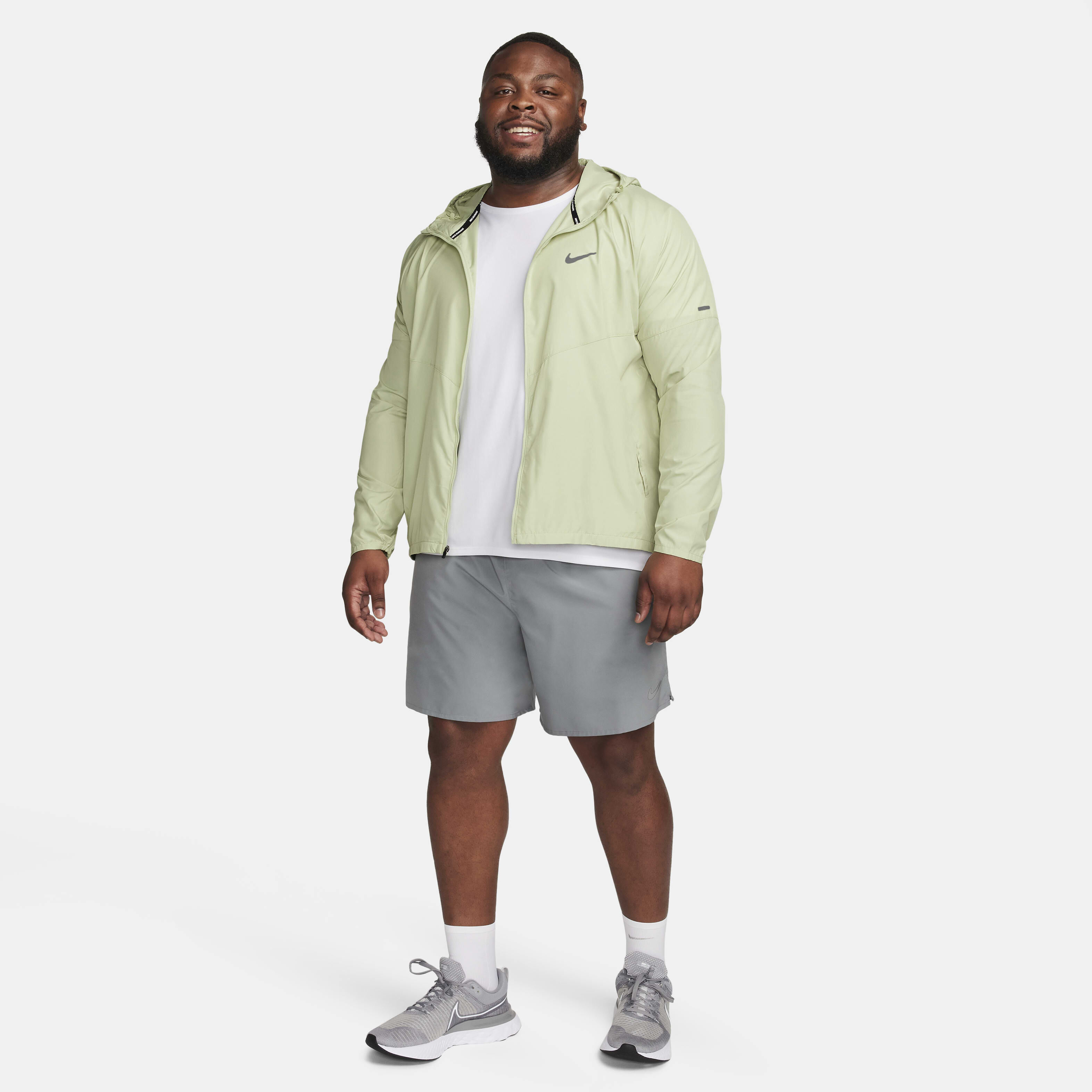 Buy Nike Miler Men's Repel Running Jacket - Olive Aura/Olive