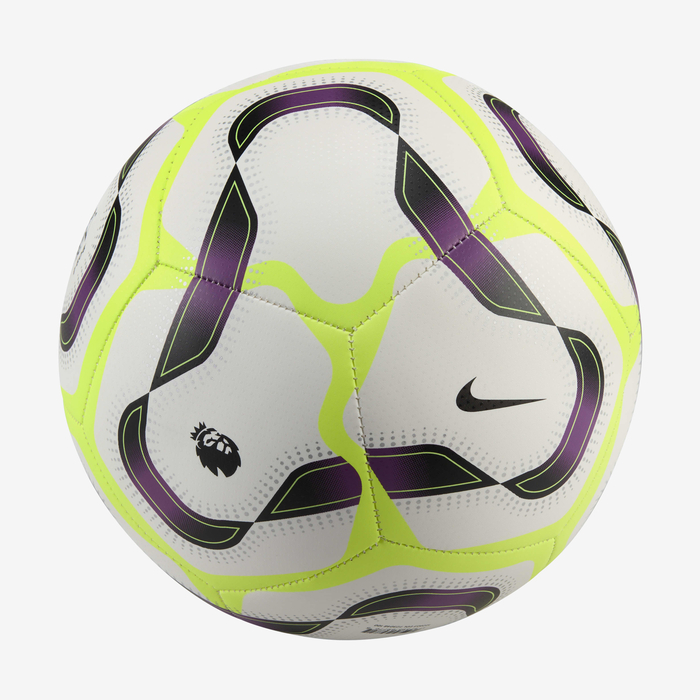 Buy Premier League Pitch Nike Football White/Bold Berry/Volt