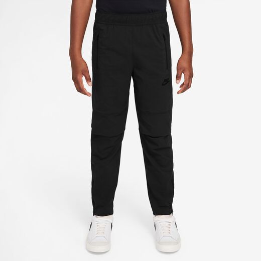 Buy Nike Tech Older Kids Boys Woven Trousers Black Black Nike Saudi Official