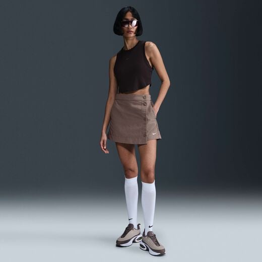 Mink Brown-Nike, Nike Sportswear Essential, Women's Woven Skort