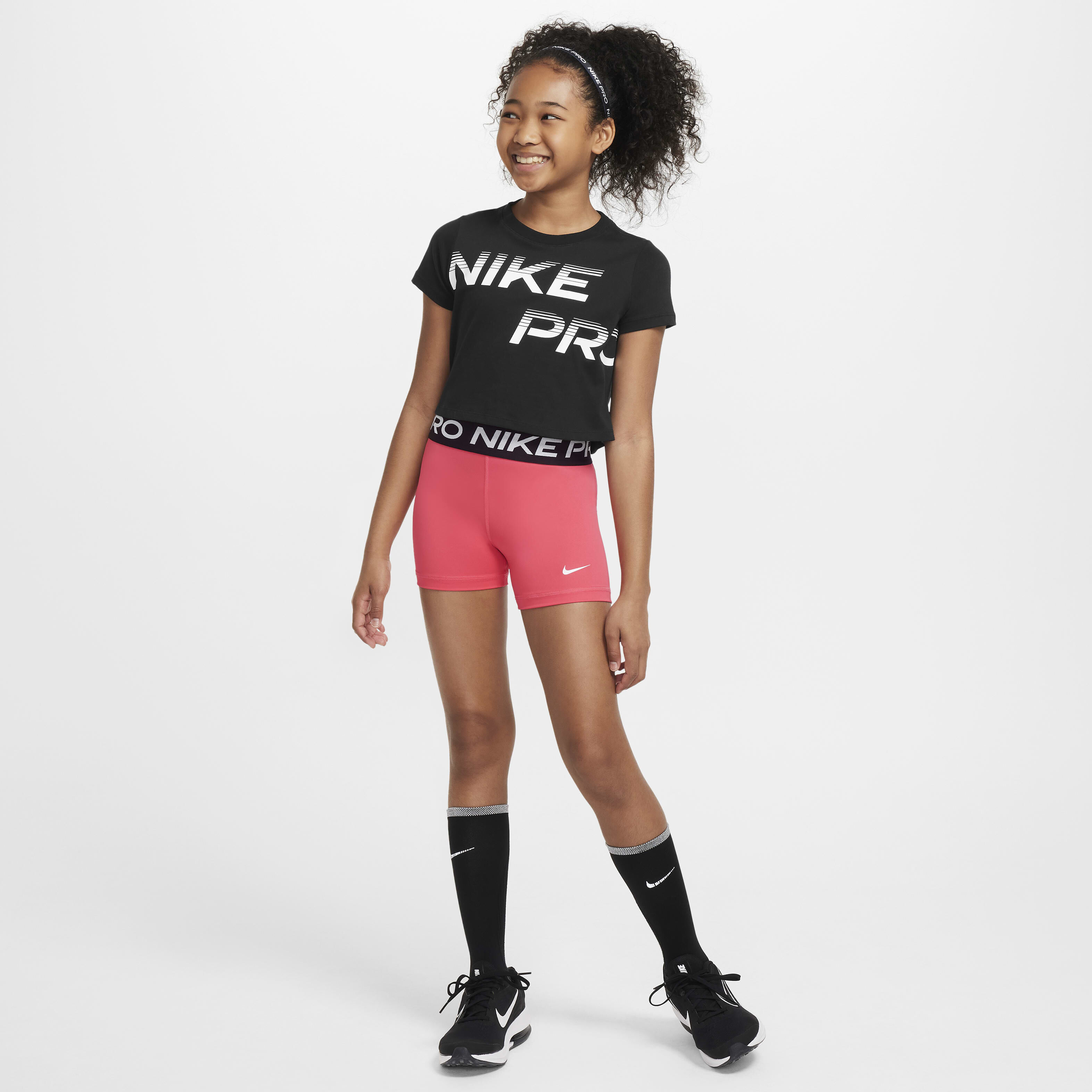 Buy Nike Pro Older Kids Girls Shorts Nike Saudi Official