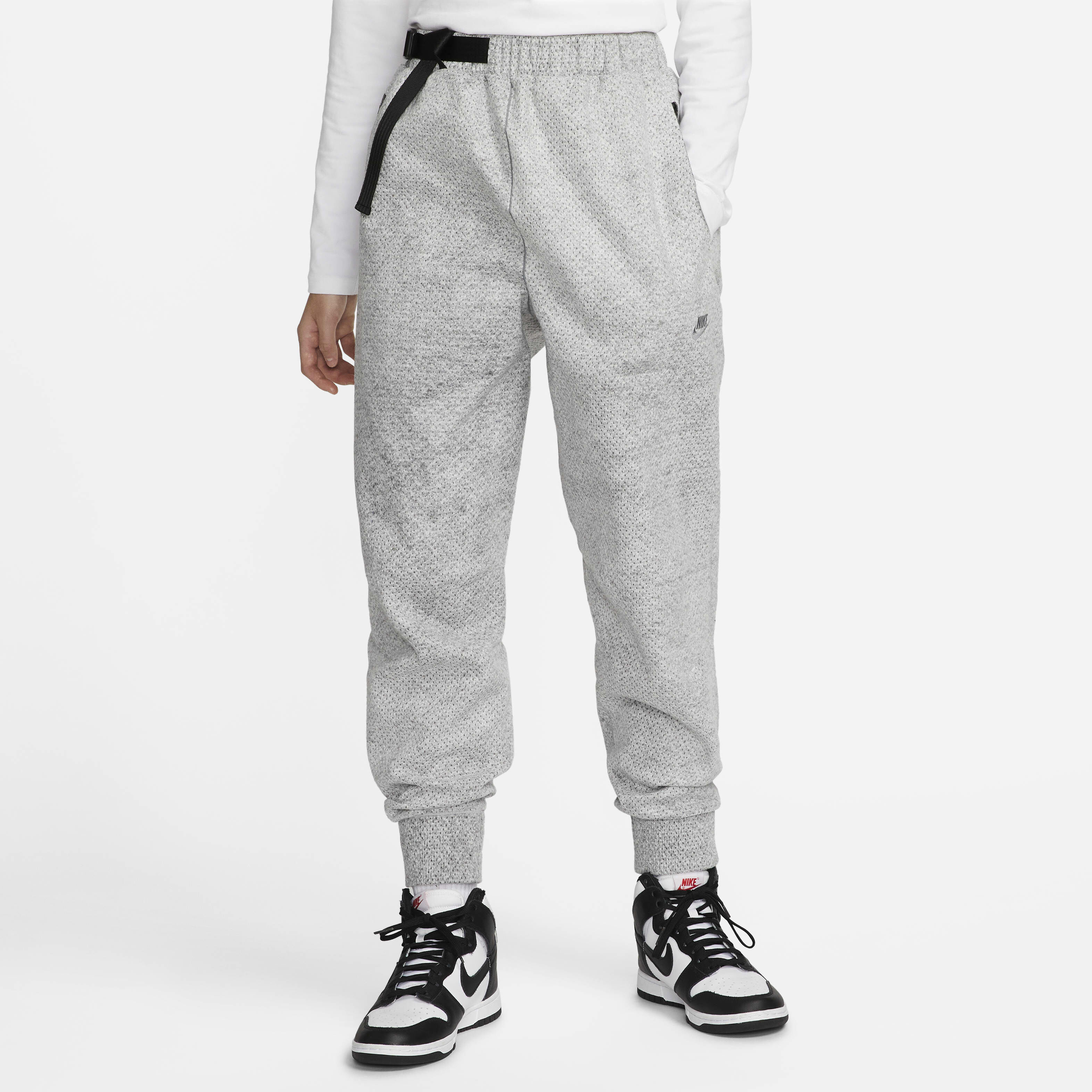 ★Nike★ Dry Fit Pants W Medium Ash Off Neuerdark Smoke Gray Men's Nike Form Dri-FIT Open-Hem Versatile Pants Color
