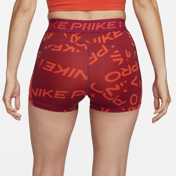 Womens patterned best sale nike pro shorts