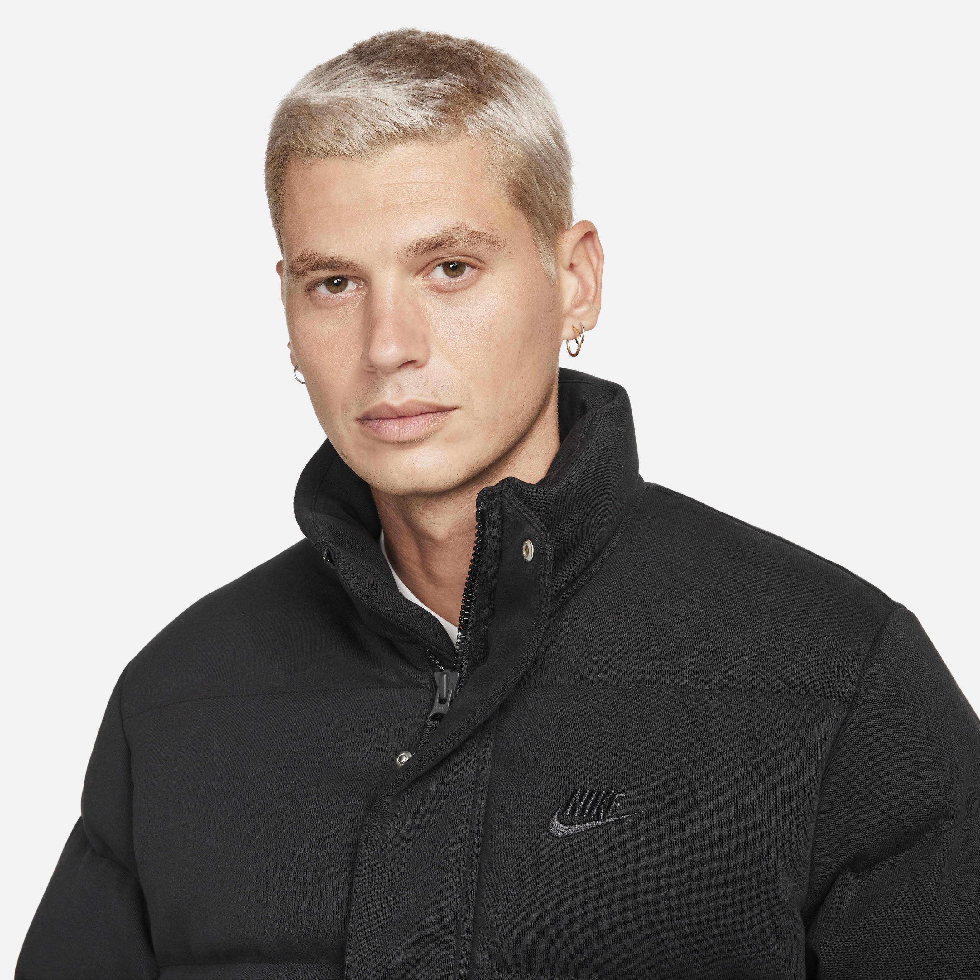 Nike hoodless jacket clearance