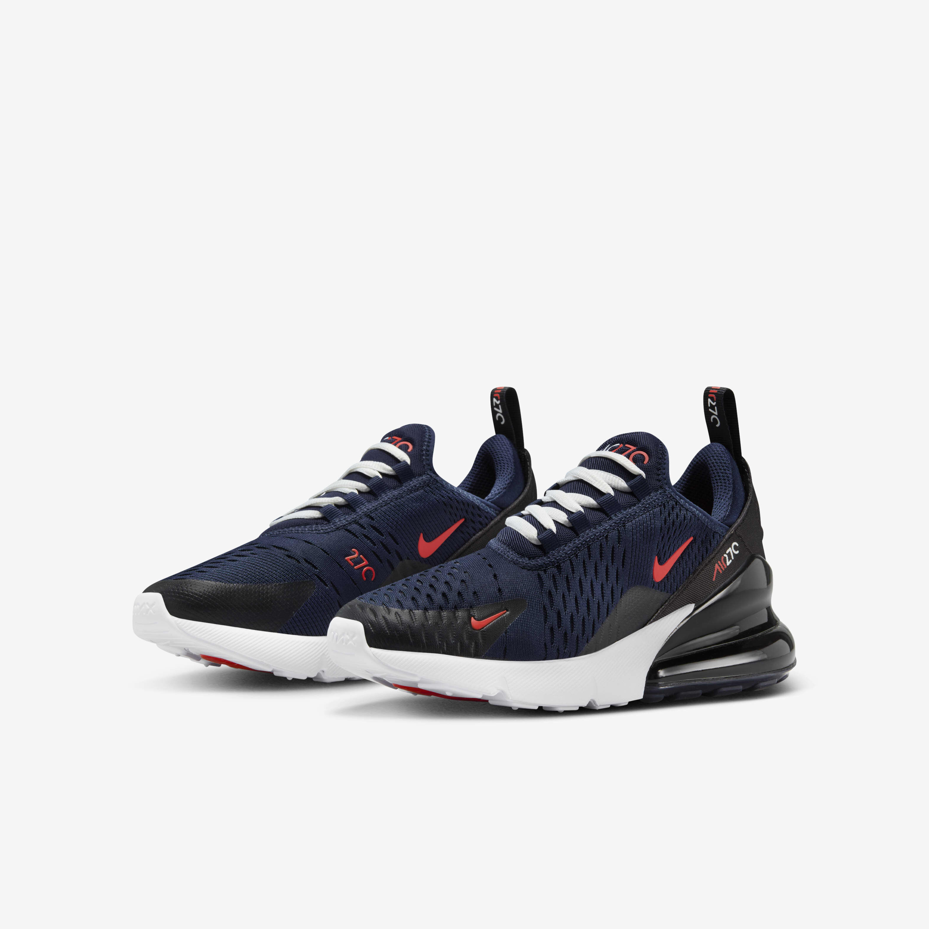 Nike air max 270 navy blue and orange shop