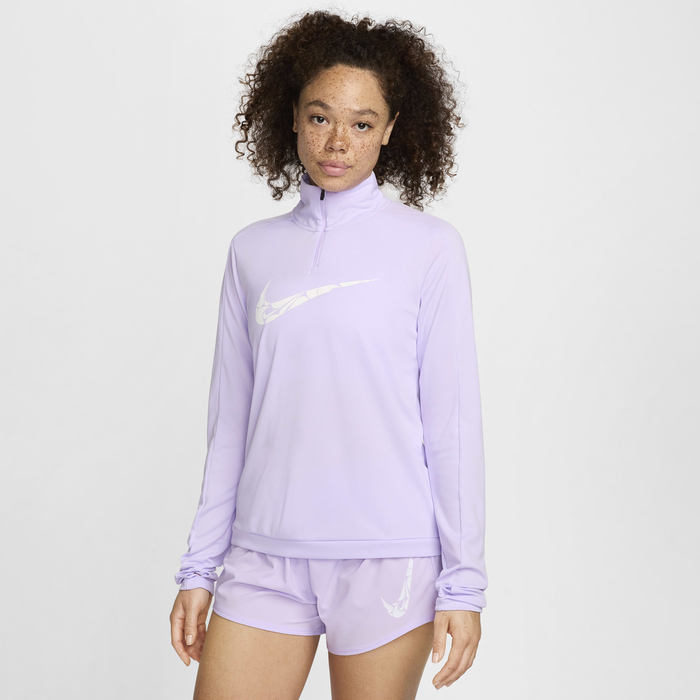 Buy Nike Swoosh Women's Dri-FIT 1/4-Zip Mid Layer Lilac Bloom