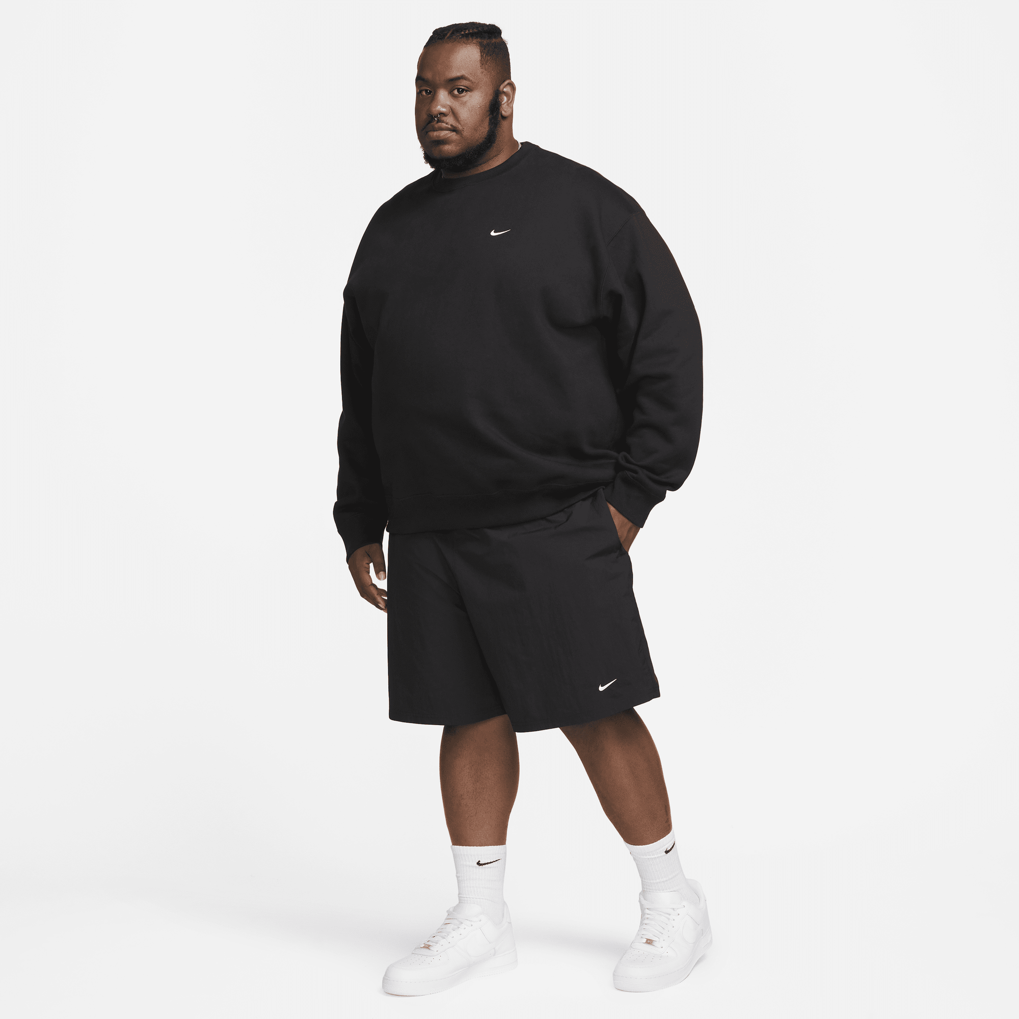 Shop Solo Swoosh Men s Woven Shorts Nike KSA