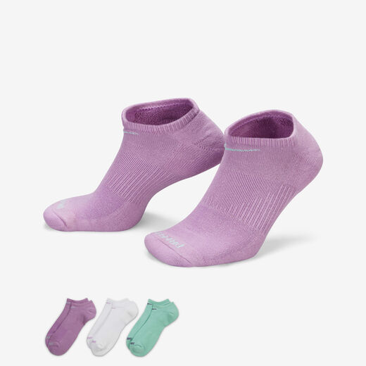 Men's No Show Socks Sale-Nike, Nike Everyday Plus Cushion, Training No-Show Socks (3 Pairs)