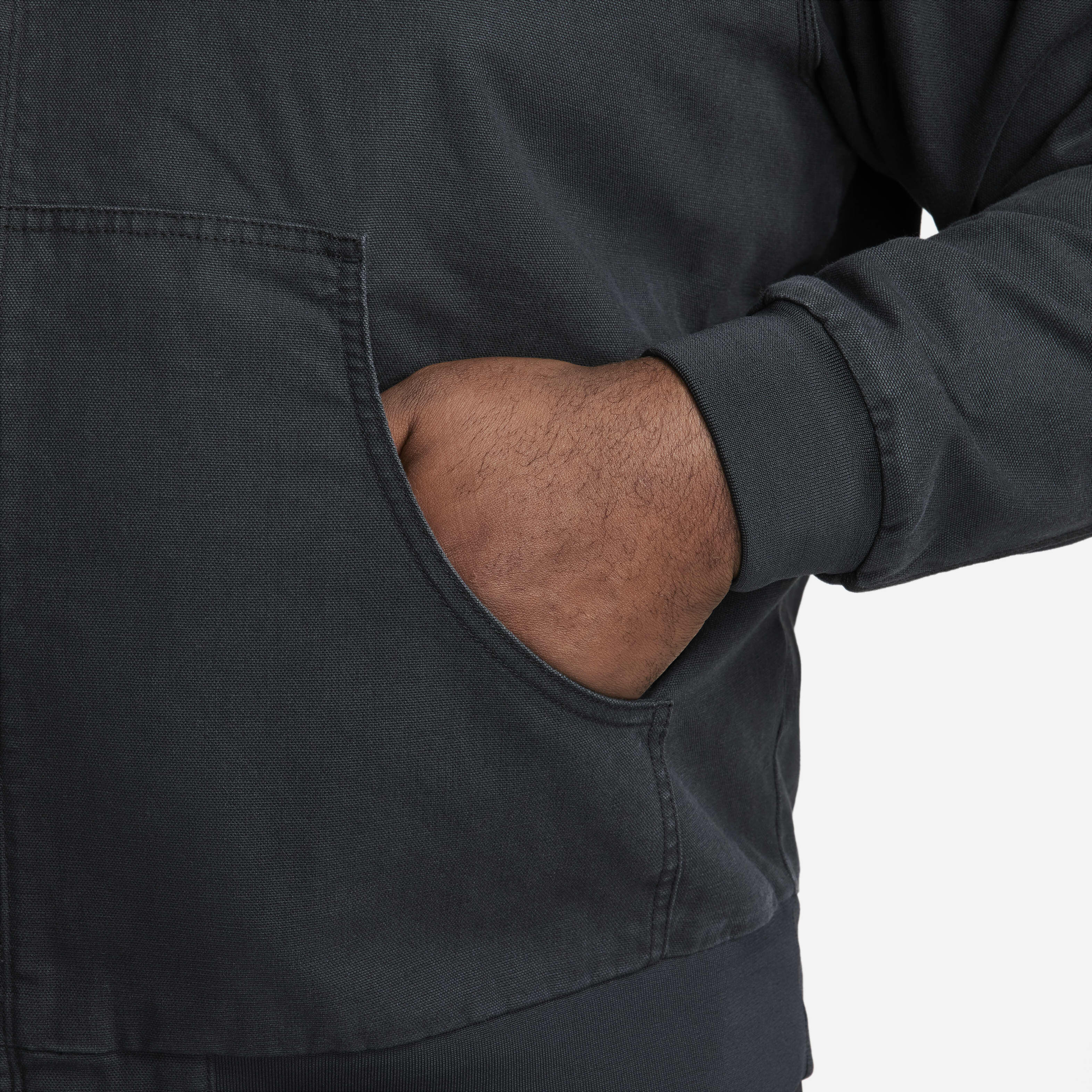 Buy Nike Life Men's Padded Hooded Jacket - Off-Noir/White