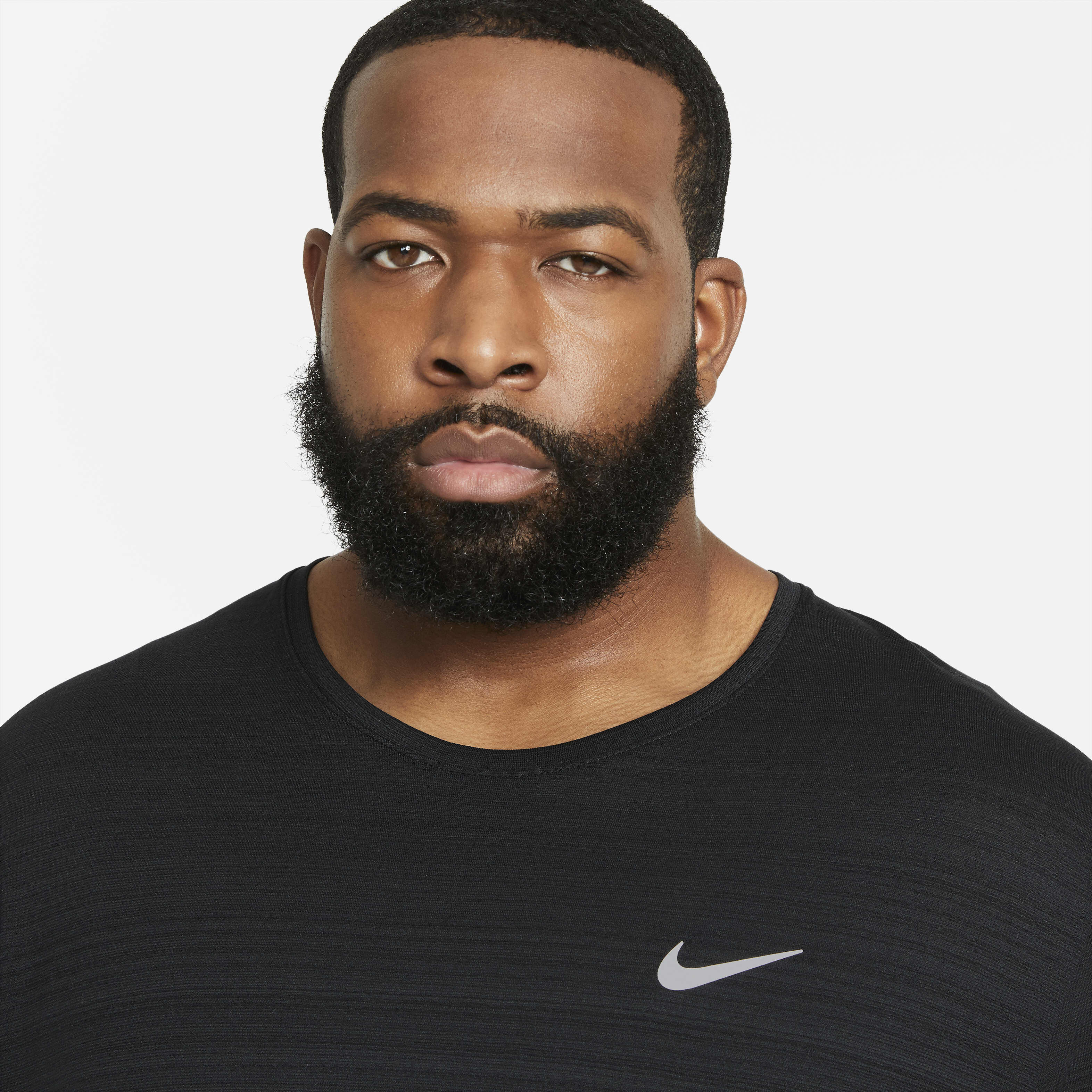 Buy Nike Dri-FIT Miler Men's Running Top - Black | Nike