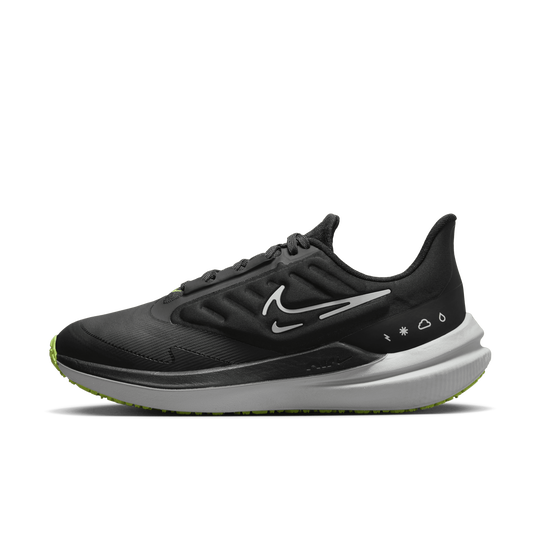 Shop Air Winflo 9 Shield Women s Weatherised Road Running Shoes