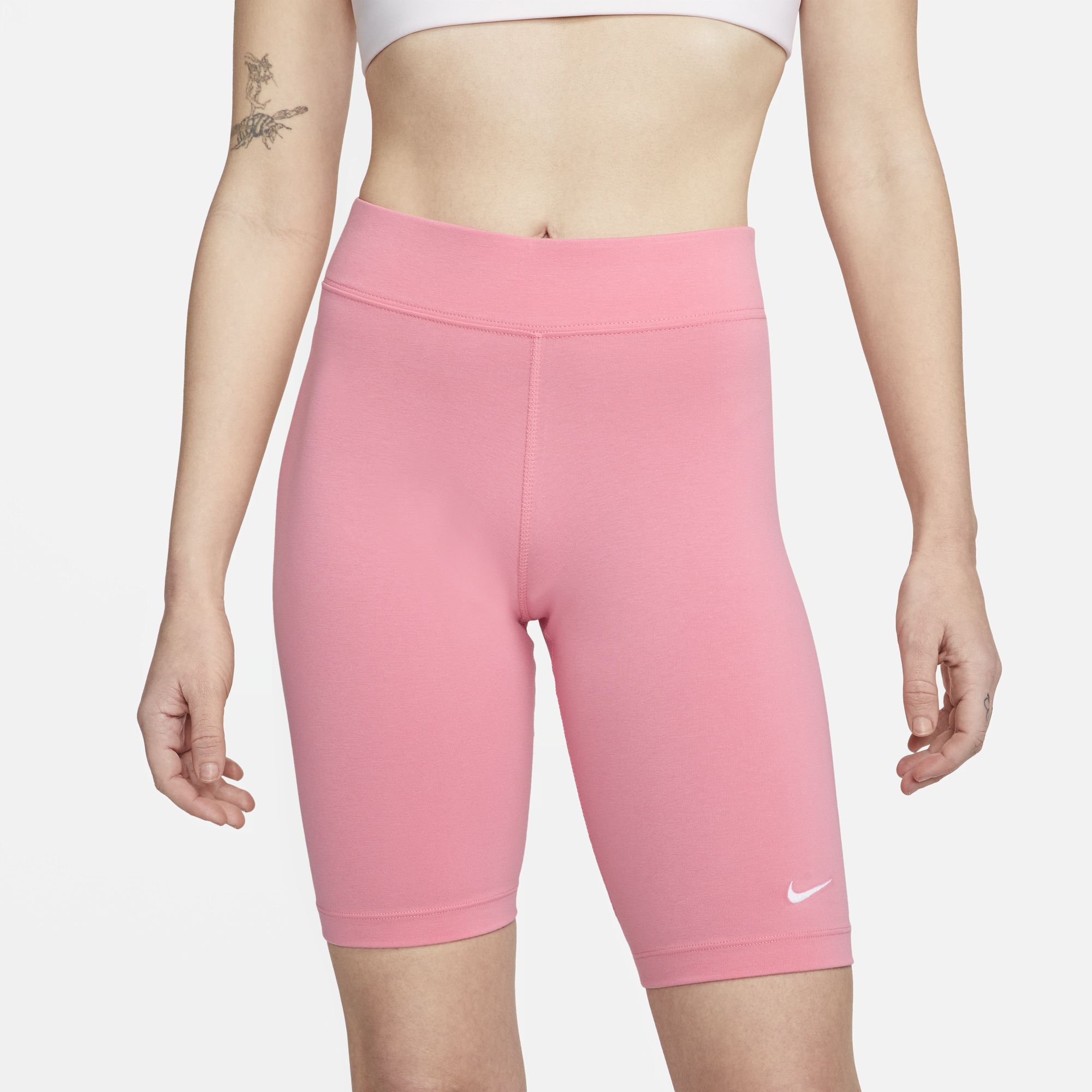 Pink nike cycle shorts shop