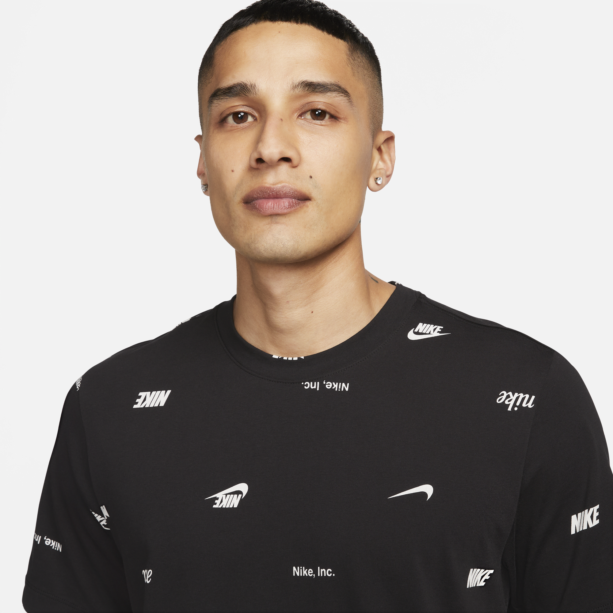Nike club all over print swoosh over the head on sale