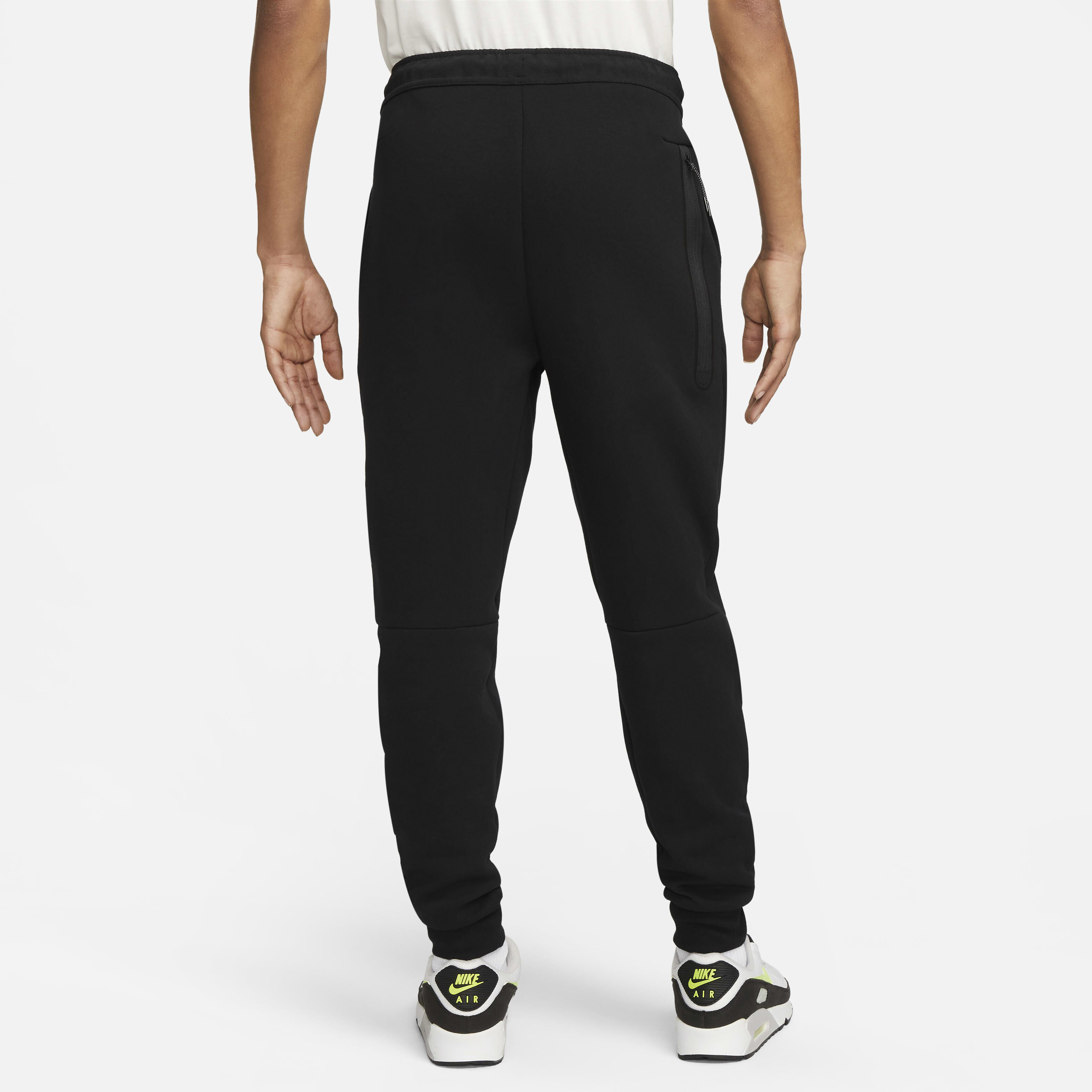 Buy Nike Sportswear Tech Fleece Men s Joggers Black Volt Nike Saudi Official