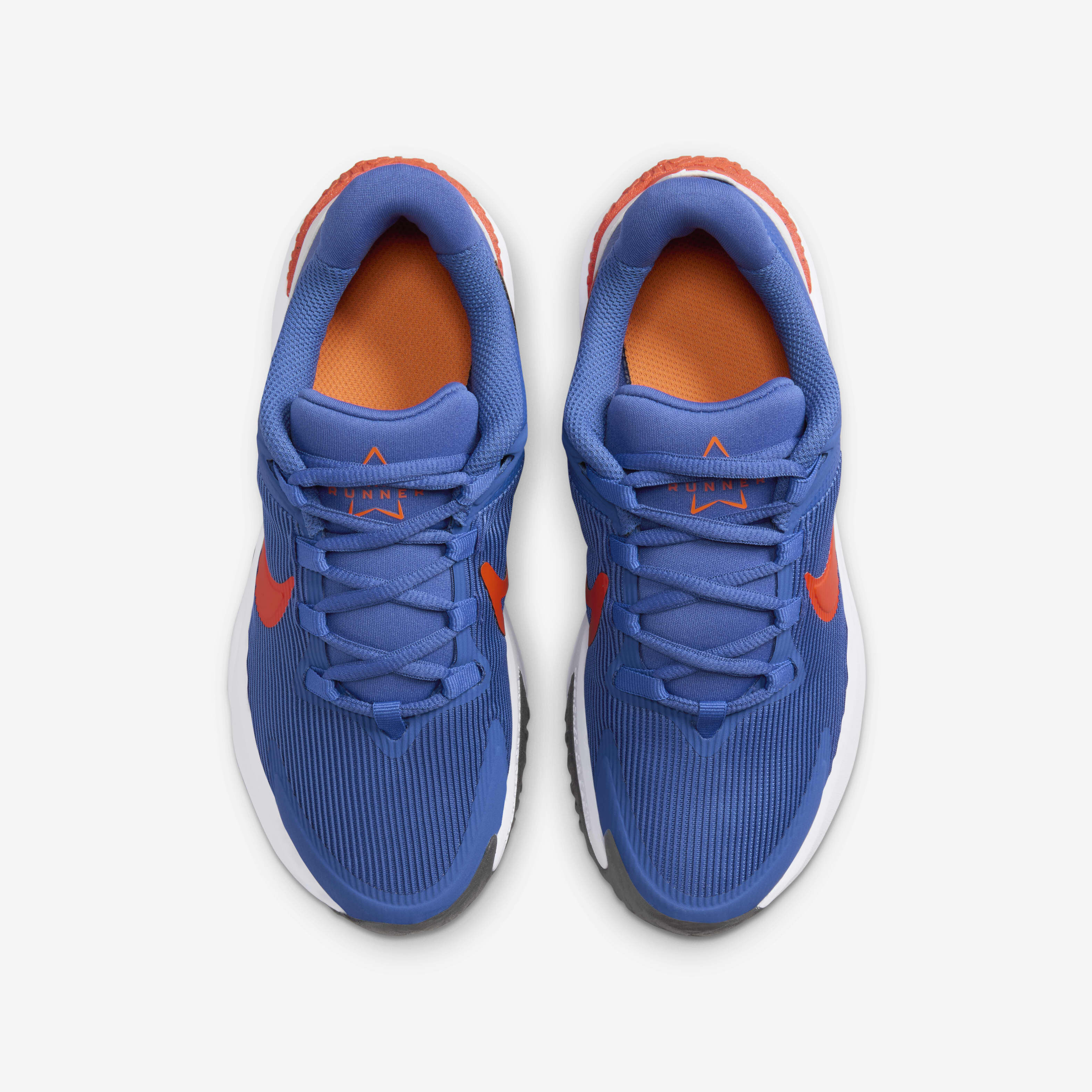 Buy Nike Star Runner 4 Older Kids Road Running Shoes Astronomy Blue White Total Orange Team Orange Nike Saudi Official
