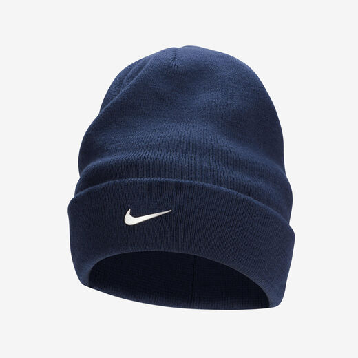 Women's Beanies Sale-Nike, Nike Peak, Standard Cuff Metal Swoosh Beanie