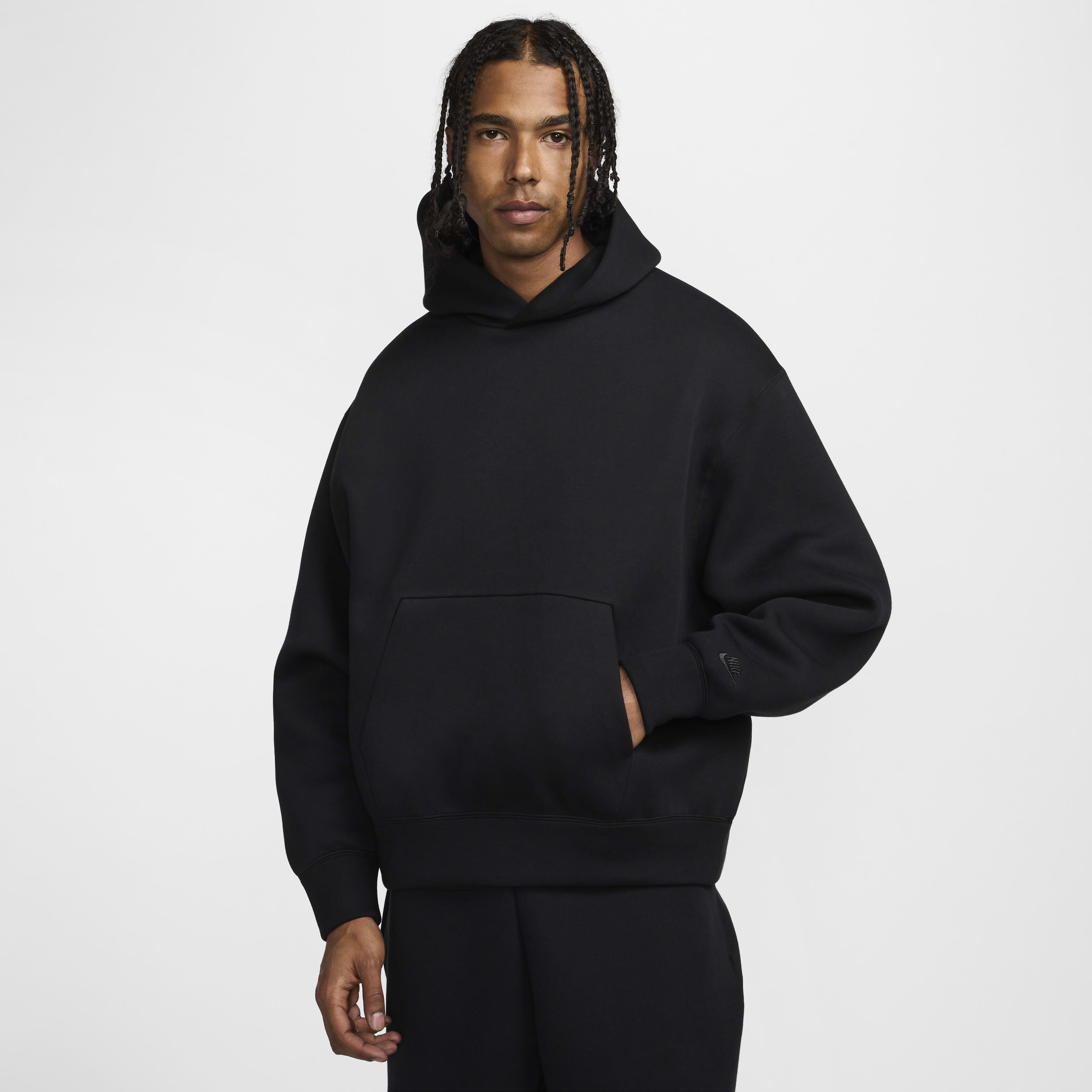 Nike modern black hoodie outlet