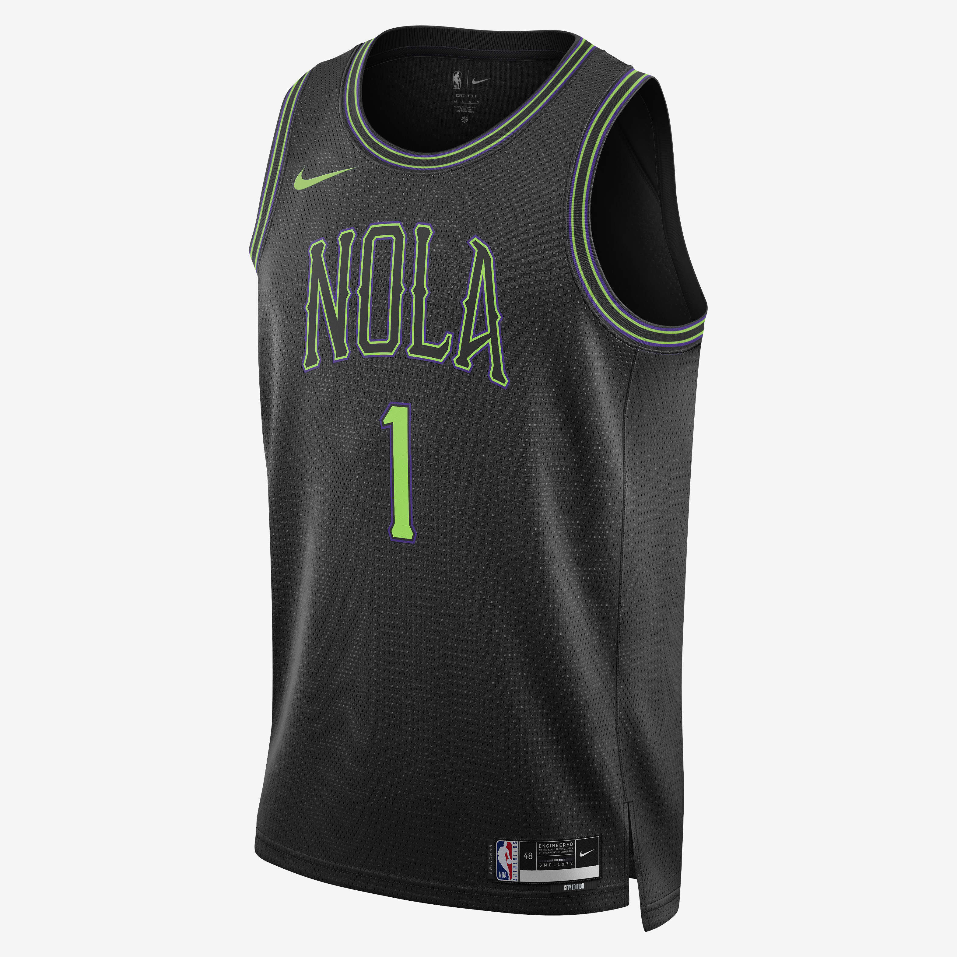 Zion Williamson New Orleans Pelicans City Edition 2023/24 image number 0