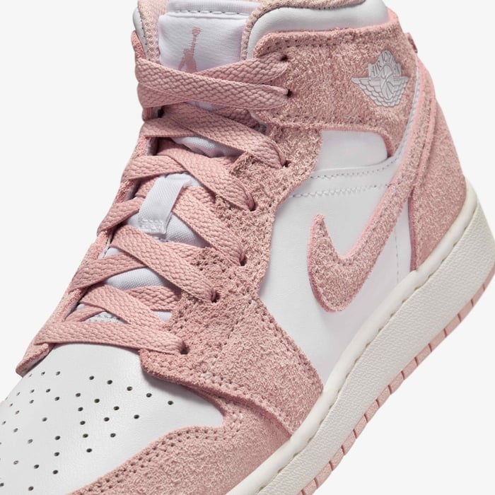 Buy Air Jordan Mid SE Older Kids' Shoes White/Sail/Legend Pink