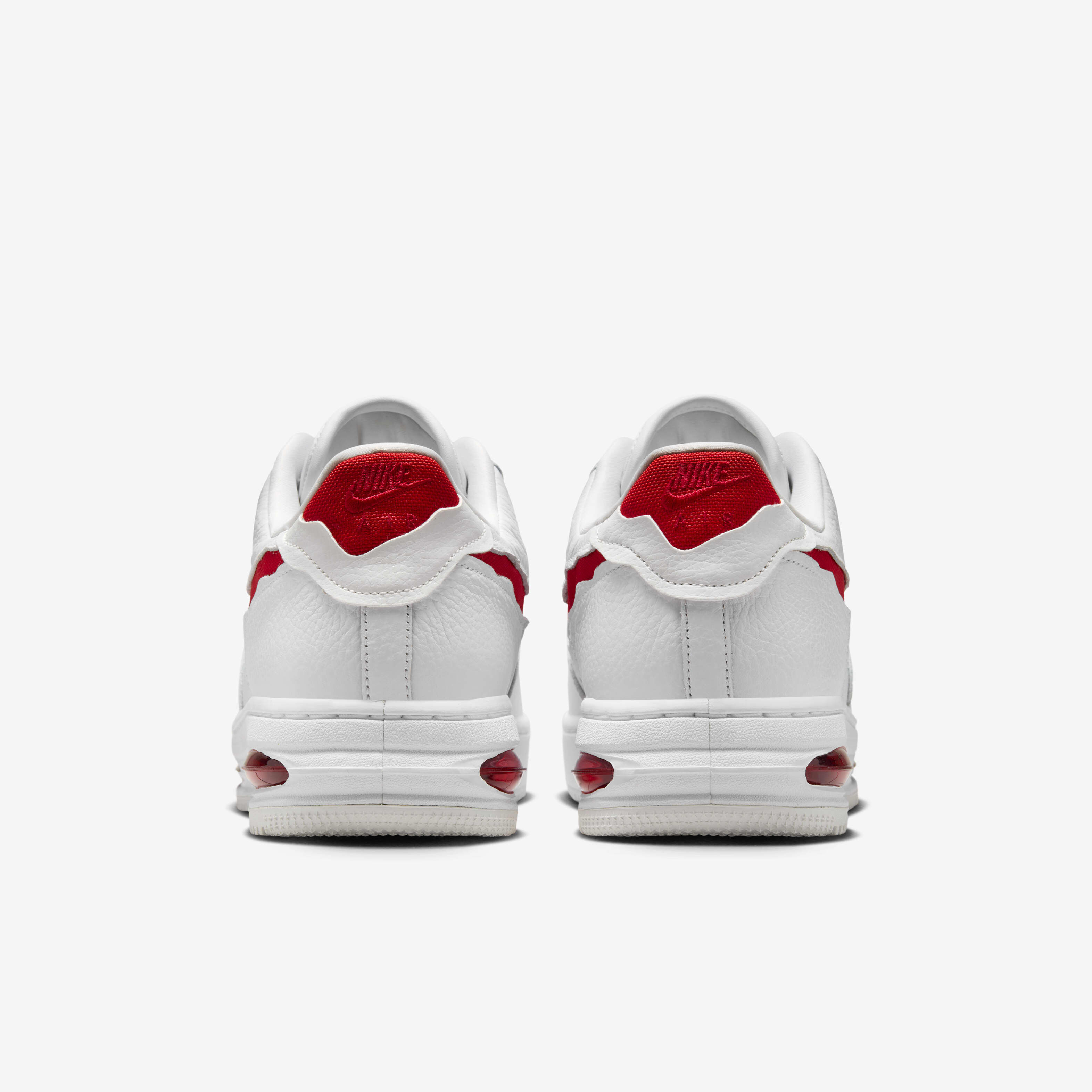 Nike air force 1 low white and red mens best sale