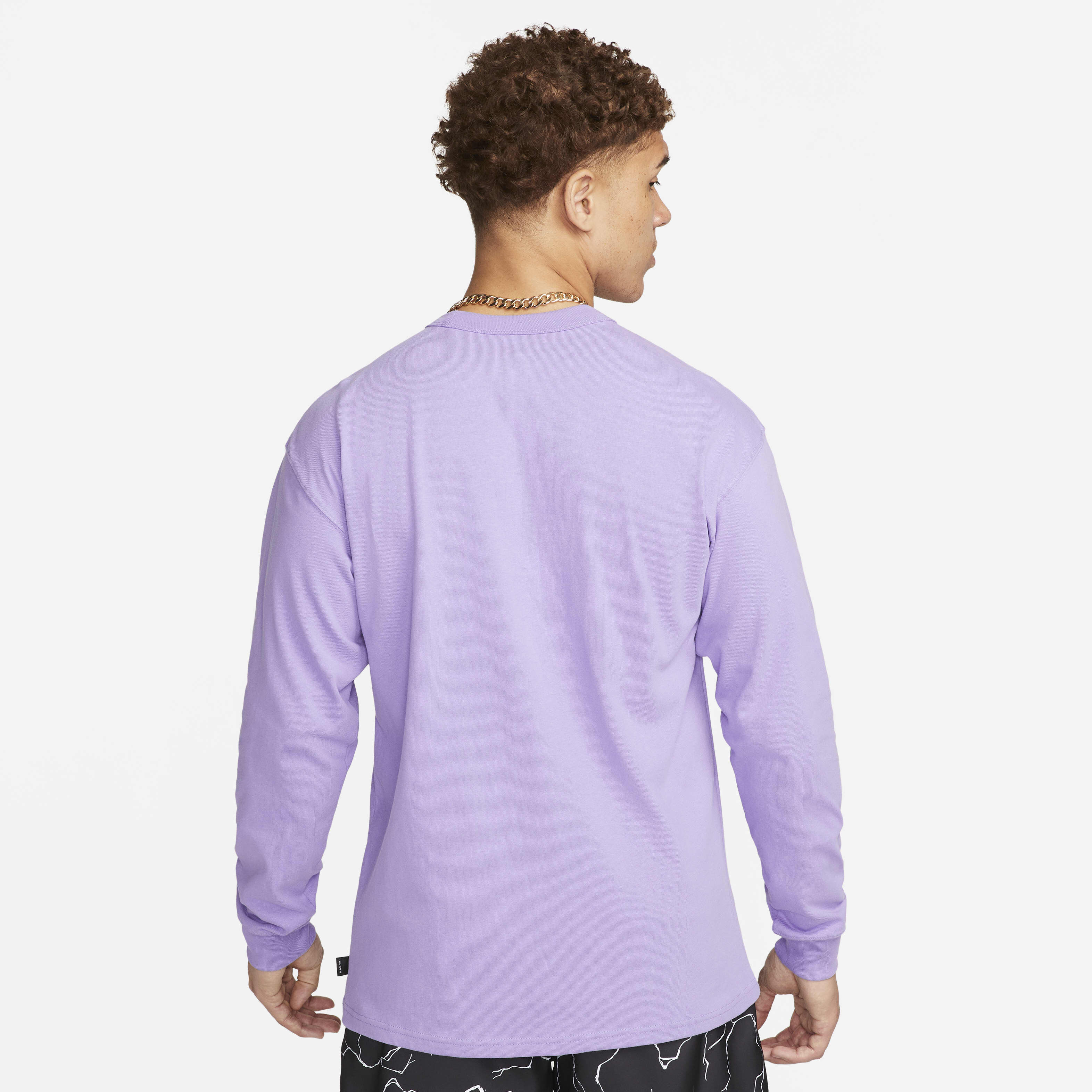 long sleeve purple nike shirt