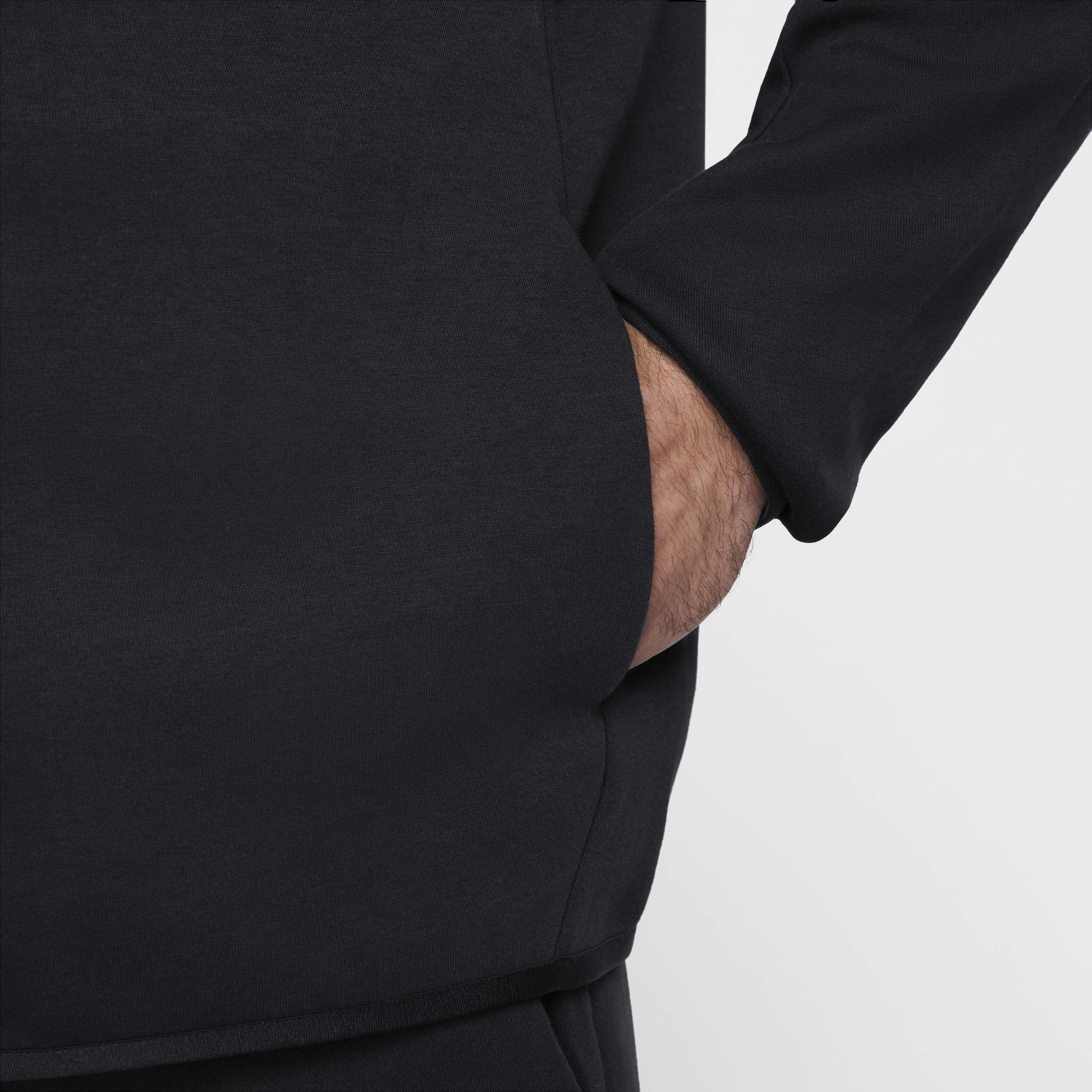 Buy Nike Tech Men's Full-Zip Windrunner Hoodie - Black/Black