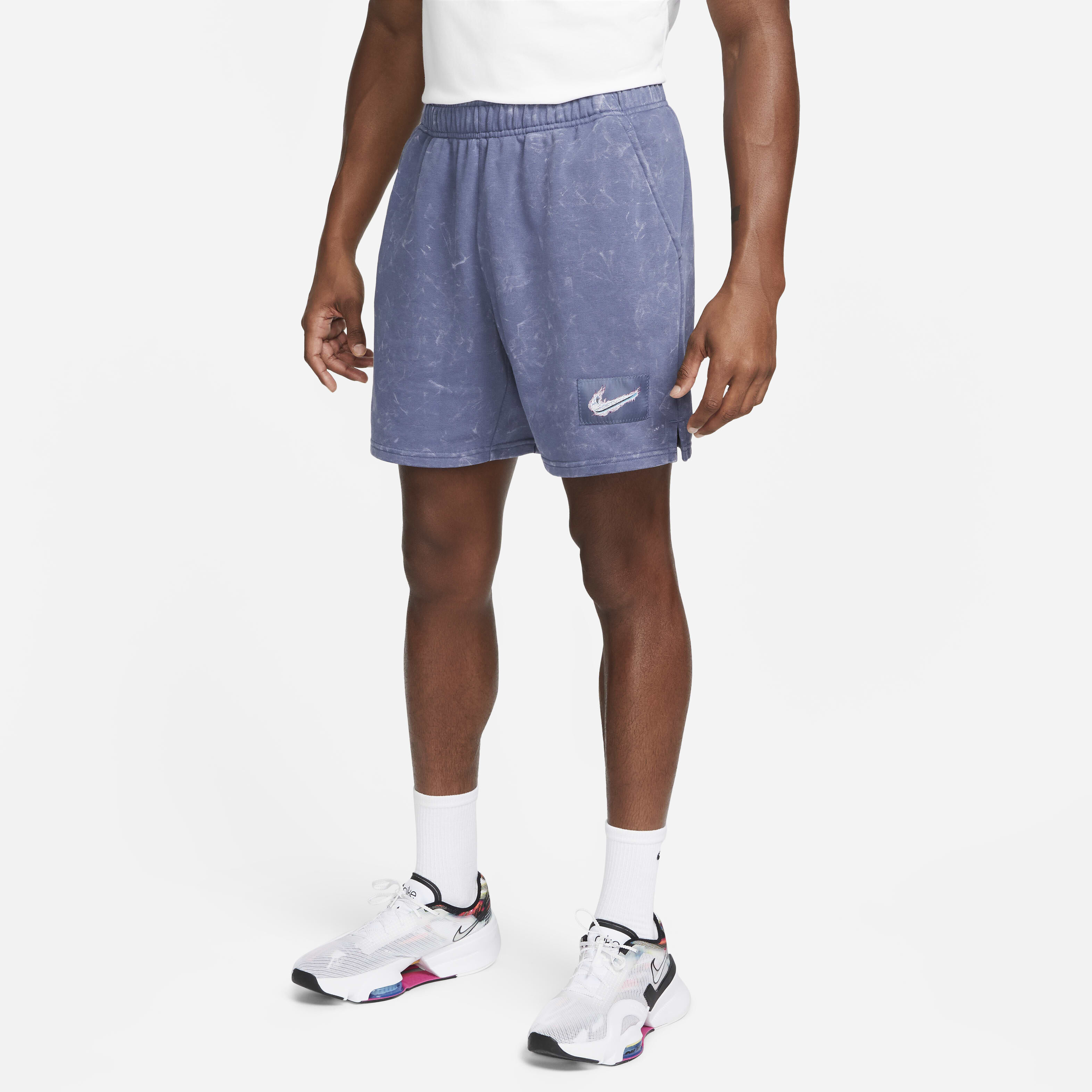 Nike dri fit fleece shorts sale