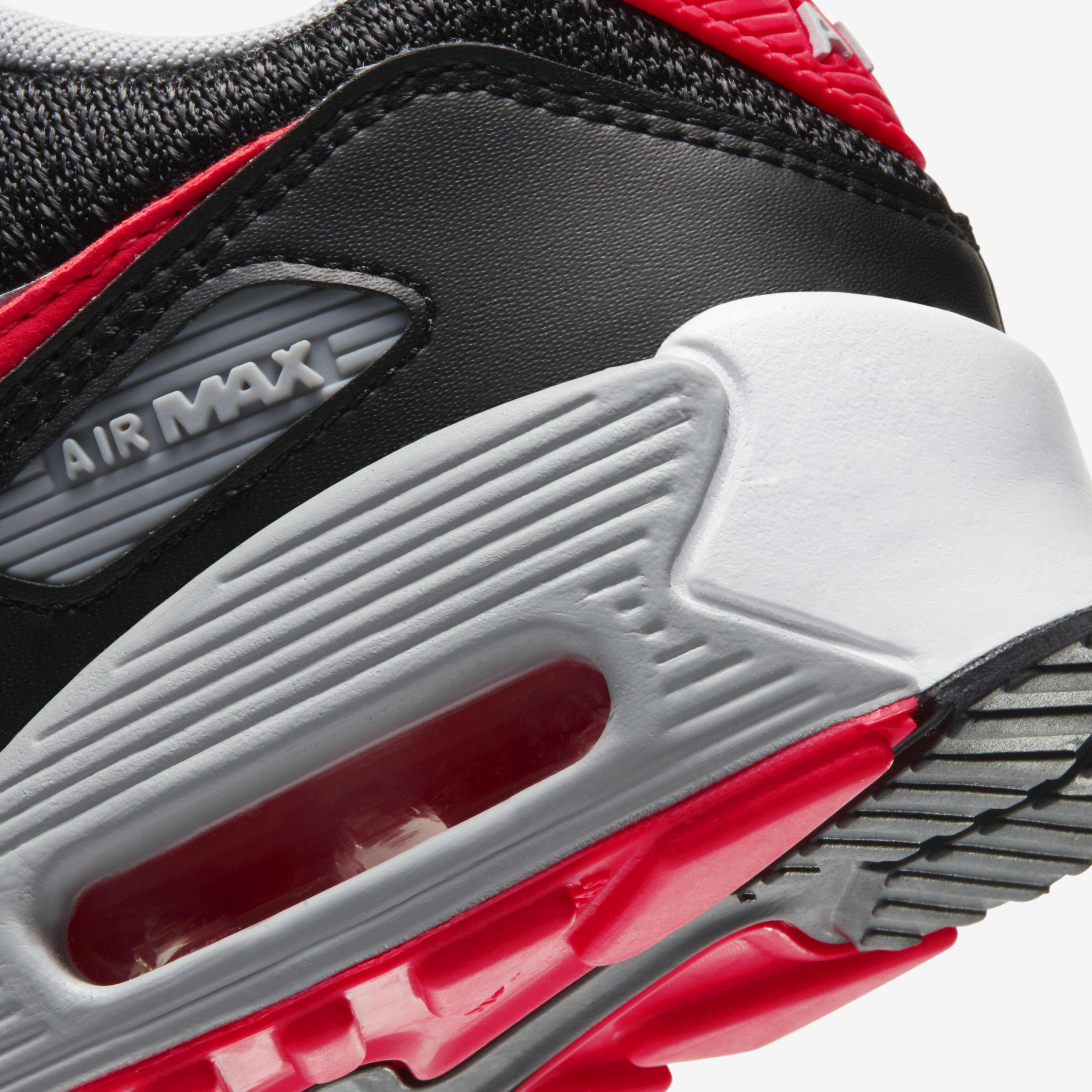 Buy Nike Air Max 90 LTR Older Kids' Shoes - Black/White/Wolf