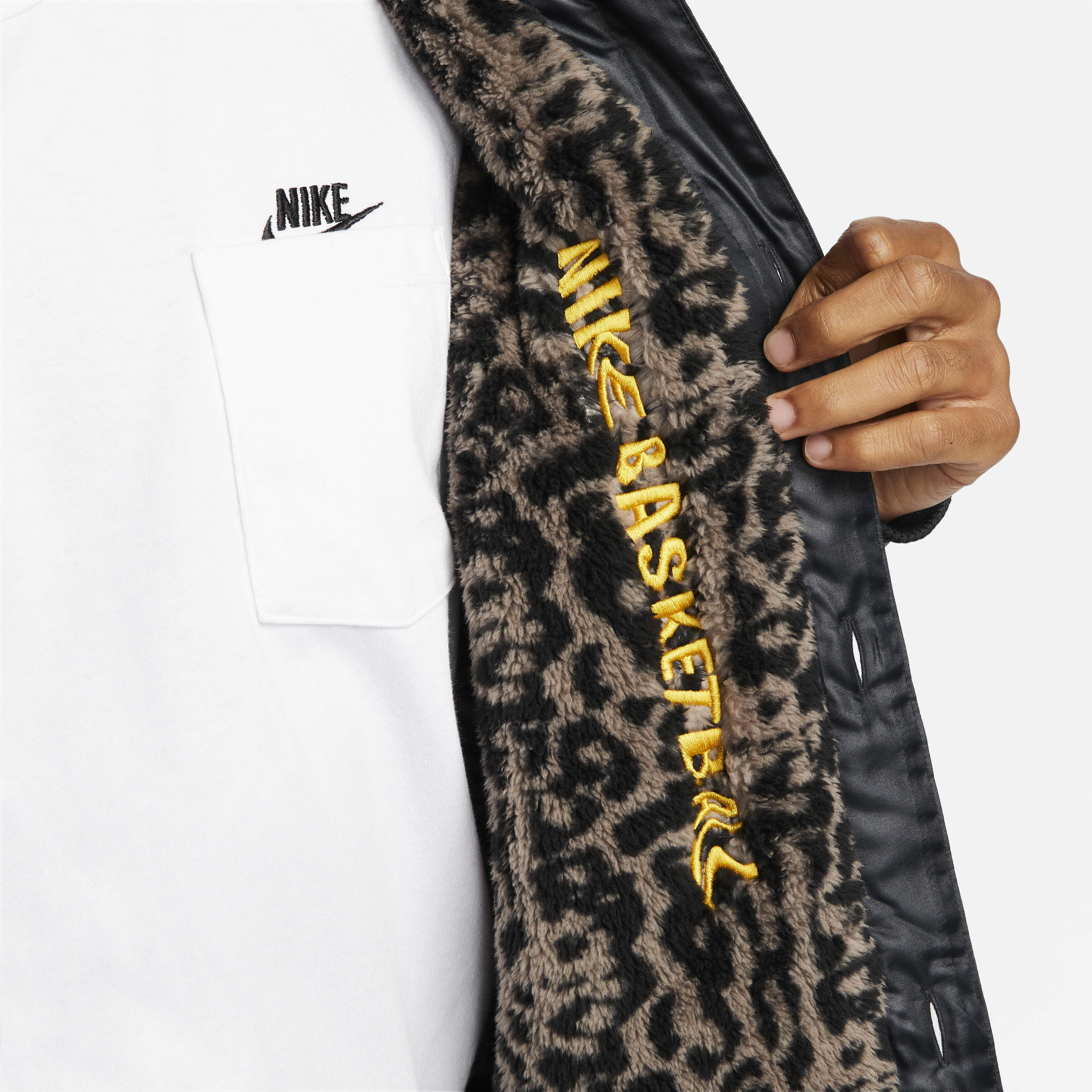Buy Nike Men's Premium Basketball Jacket - Off-Noir/Gym Red