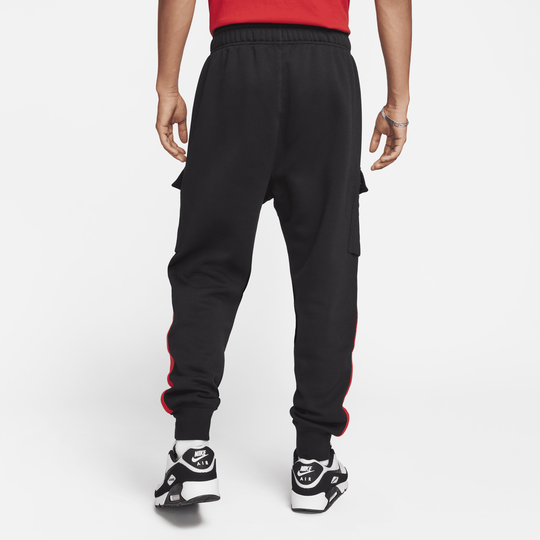 Shop Air Men s Fleece Cargo Trousers Nike KSA