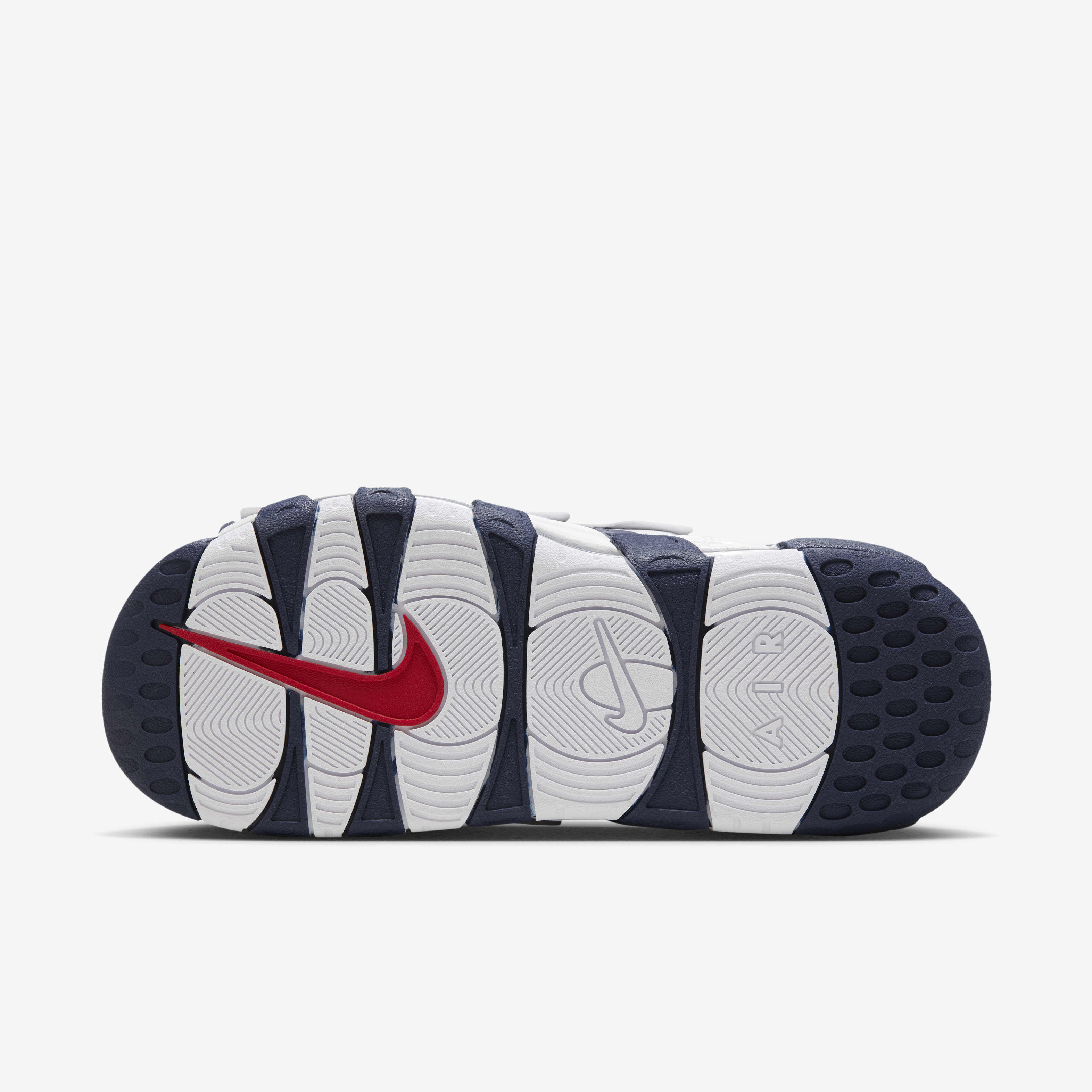 Buy Nike Air More Uptempo Men's Slides - Midnight Navy/White/Clear